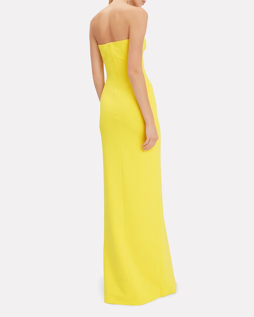 solace london bysha strapless gown