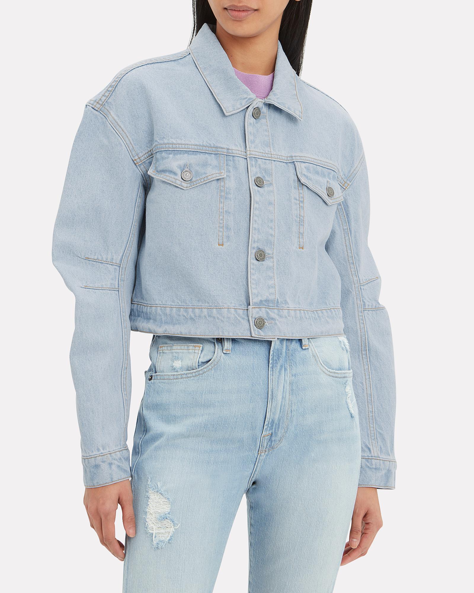 grlfrnd cropped denim jacket