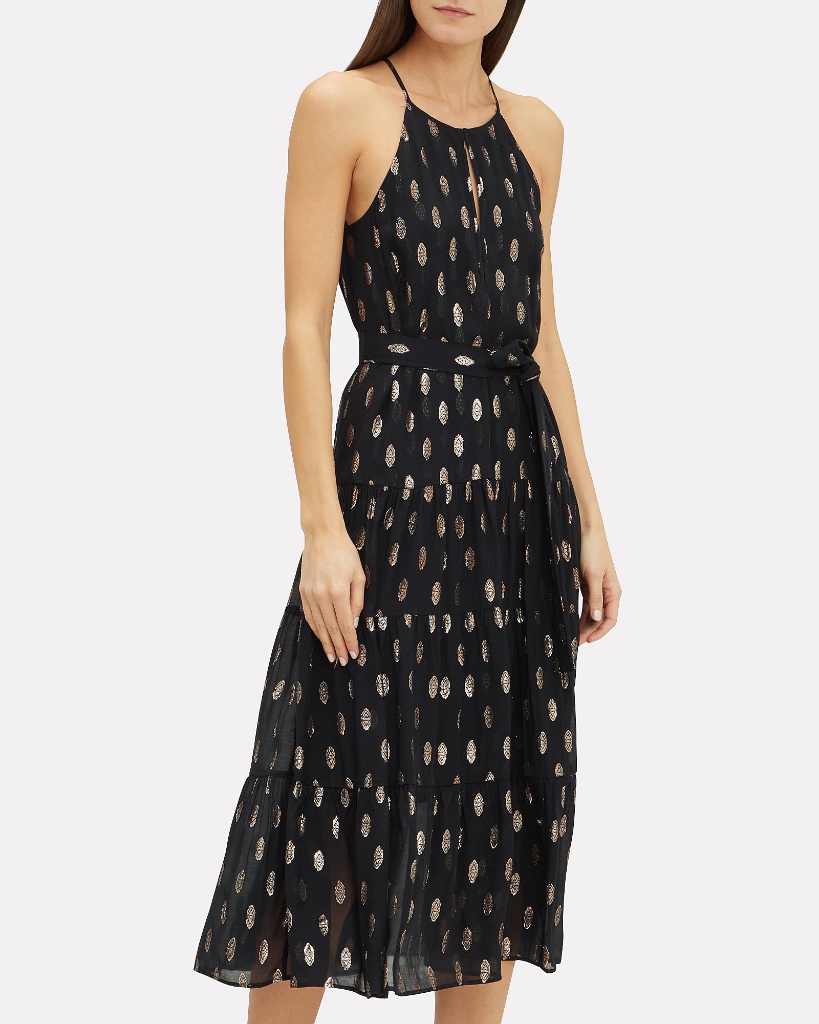 alc black and gold dress