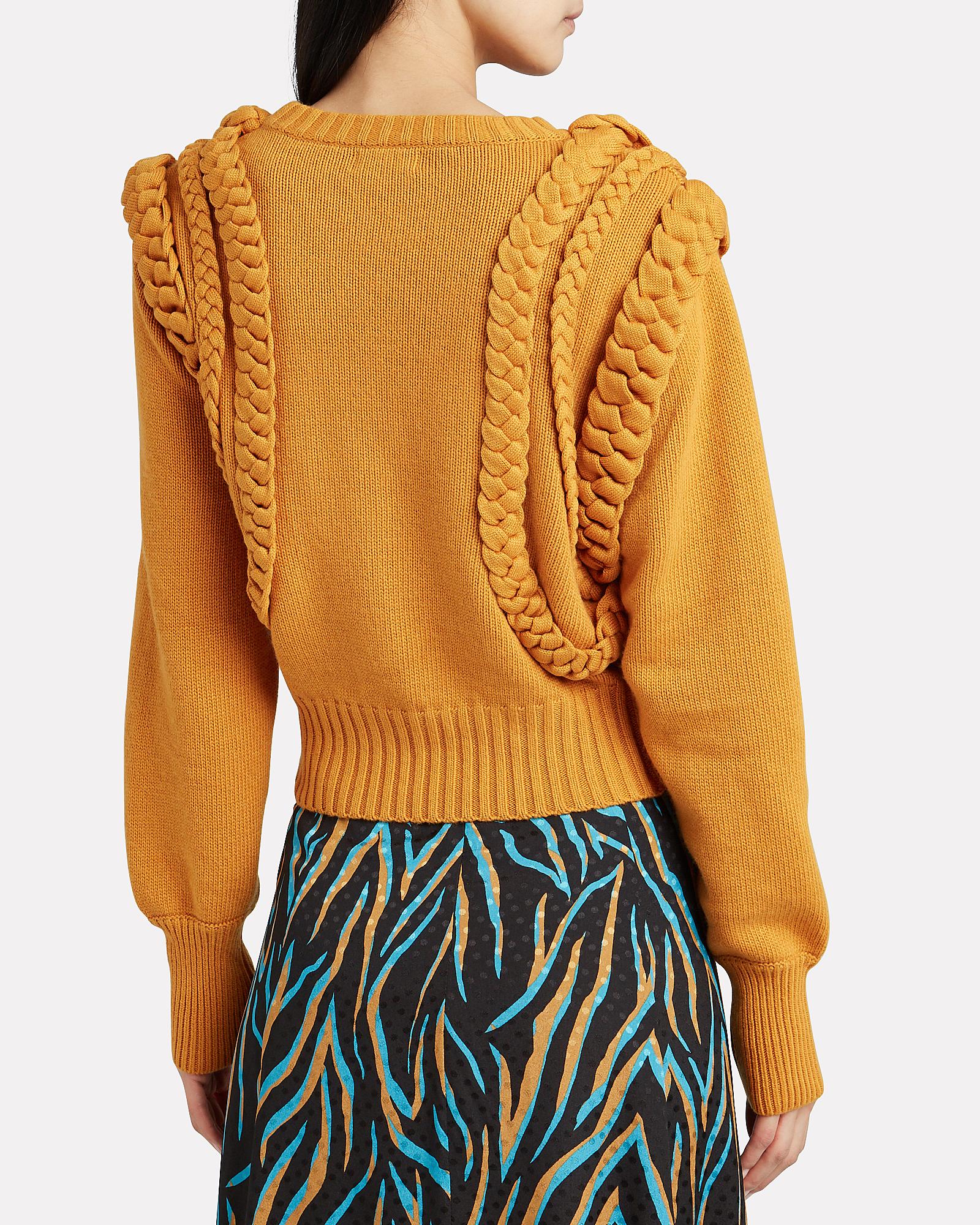 ronny kobo yeva cable knit sweater