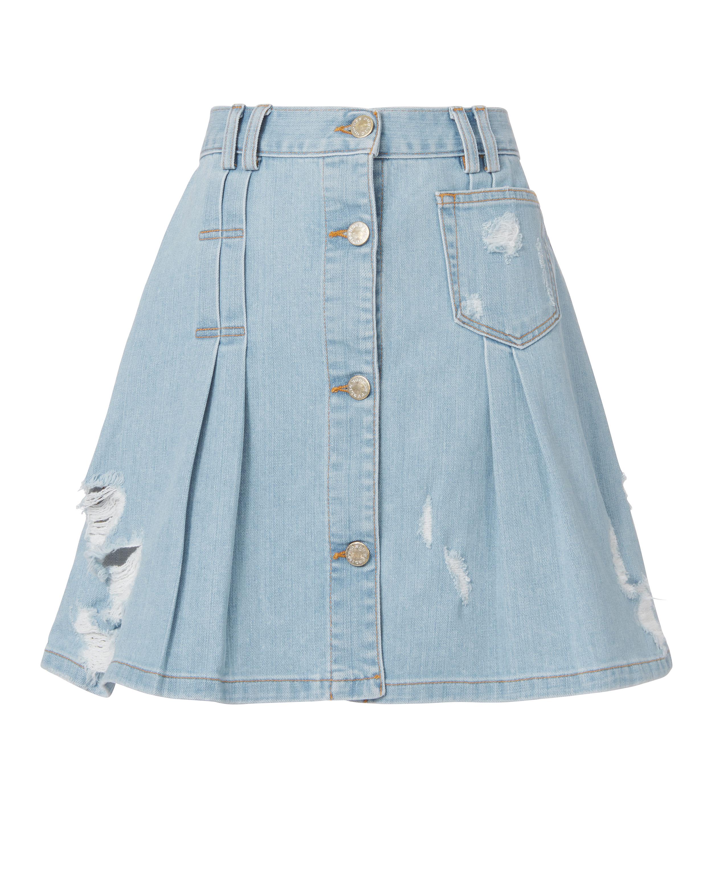 Lyst - Public School Penny Denim Mini Skirt in Blue