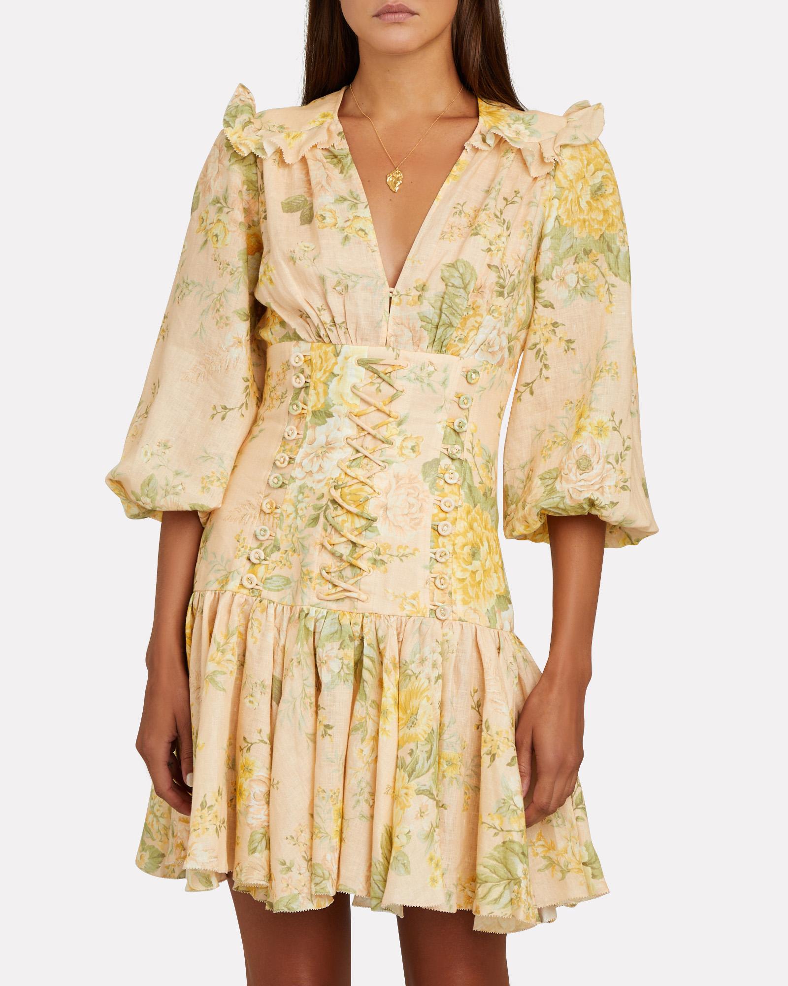 Zimmermann Amelie Corset Dress Lyst