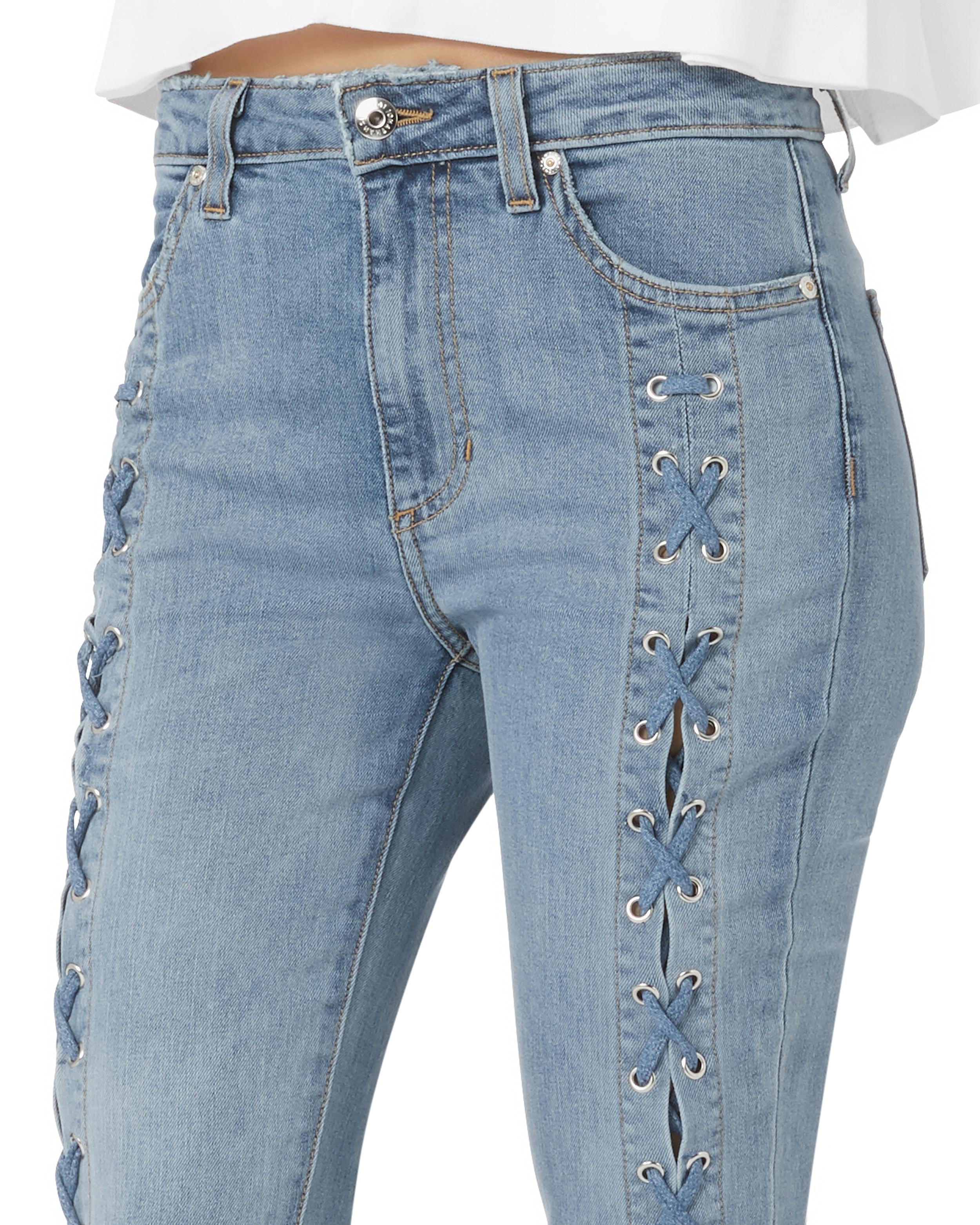 jonathan simkhai lace up jeans