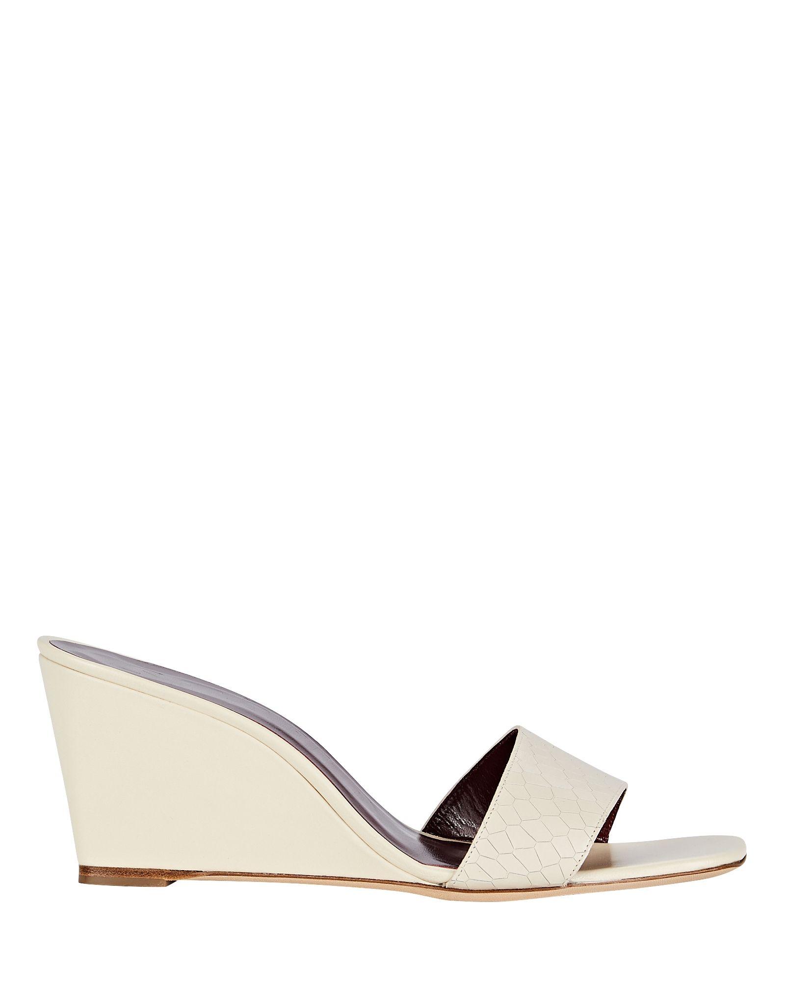 Billie leather espadrilles wedge mules