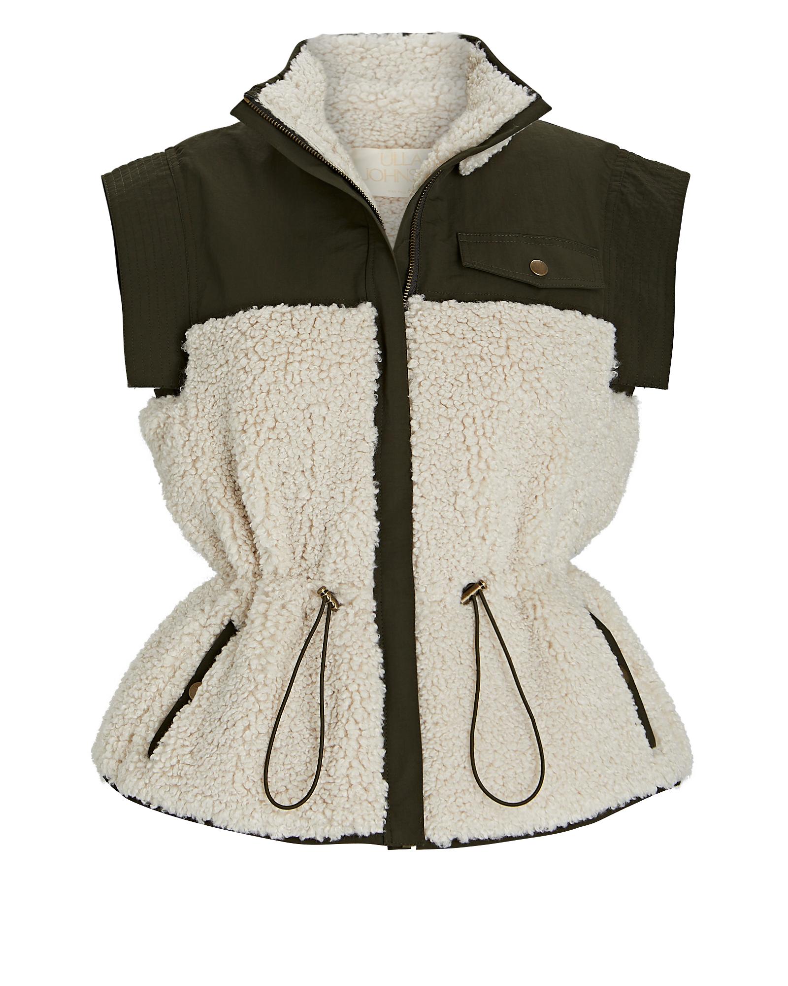 Ulla Johnson Tariet Teddy Fleece Vest | Lyst