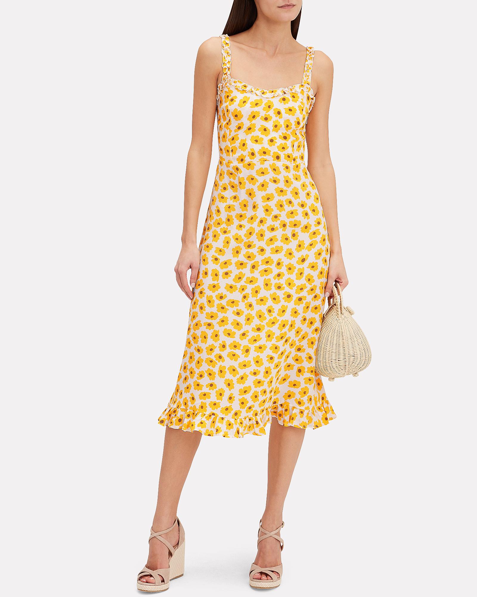 faithfull noemie floral midi dress