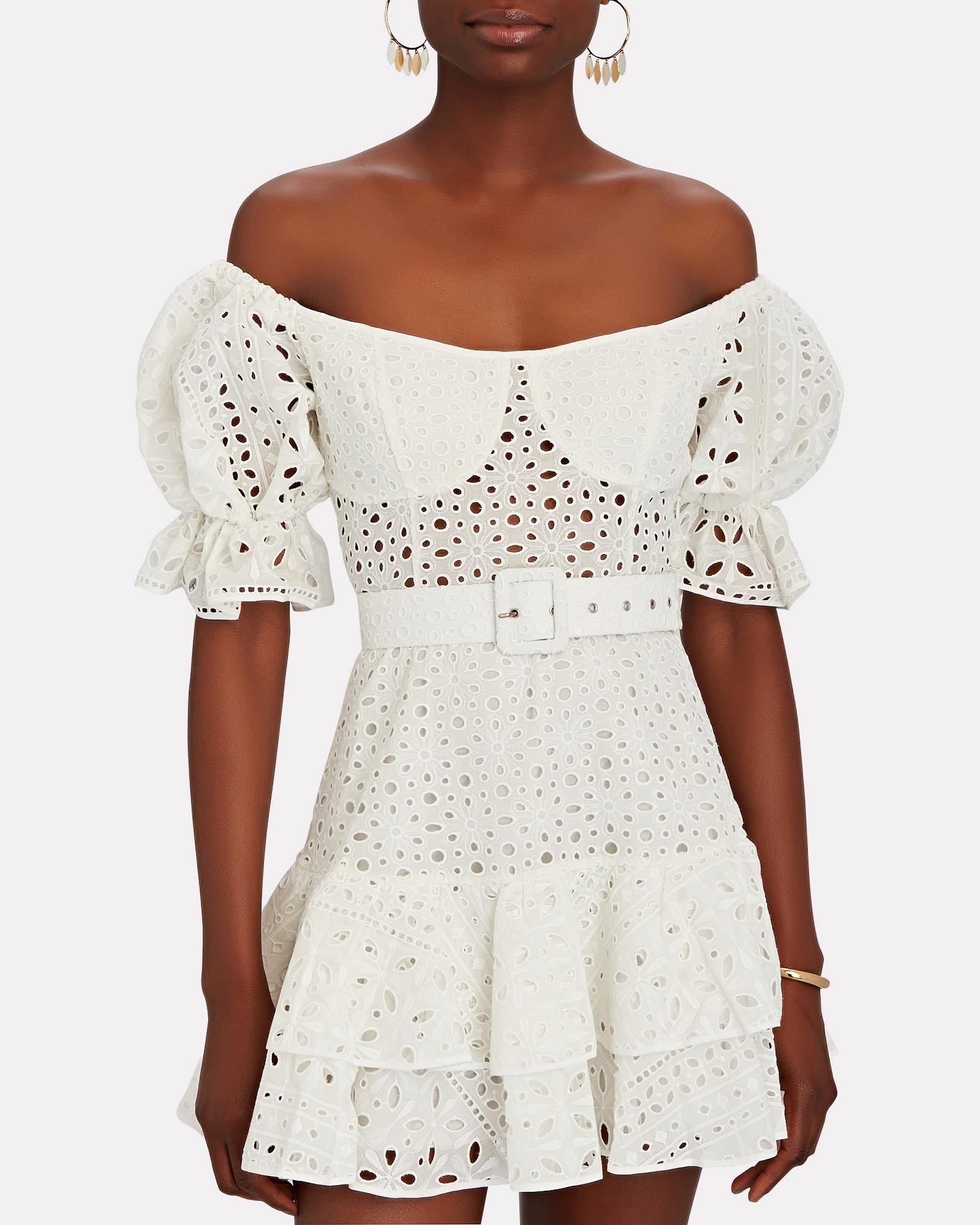 Charo Ruiz Cotton Jean Off-the-shoulder 