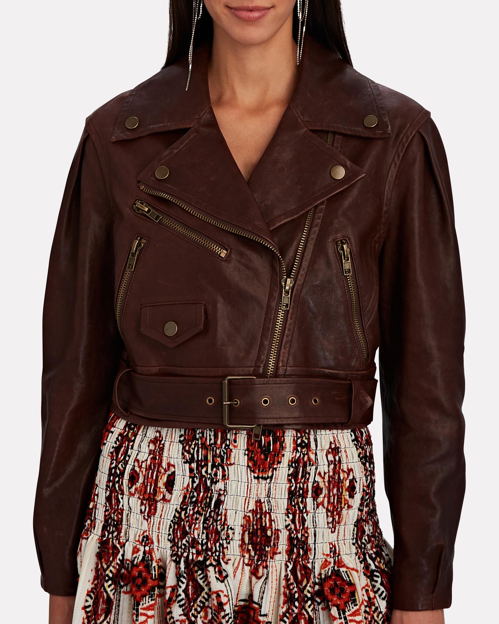 Ozuna Brown Leather Jacket