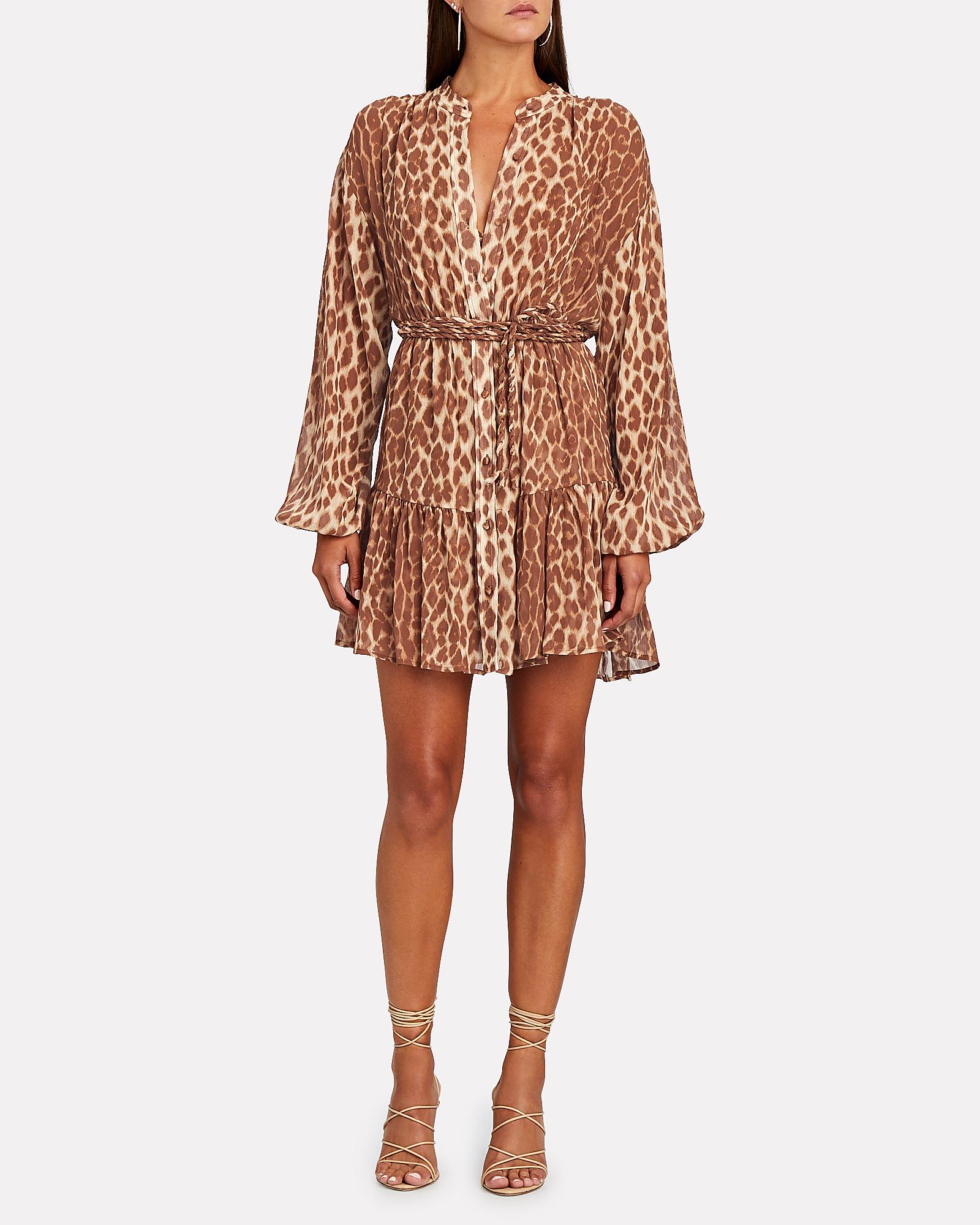 alc leopard dress