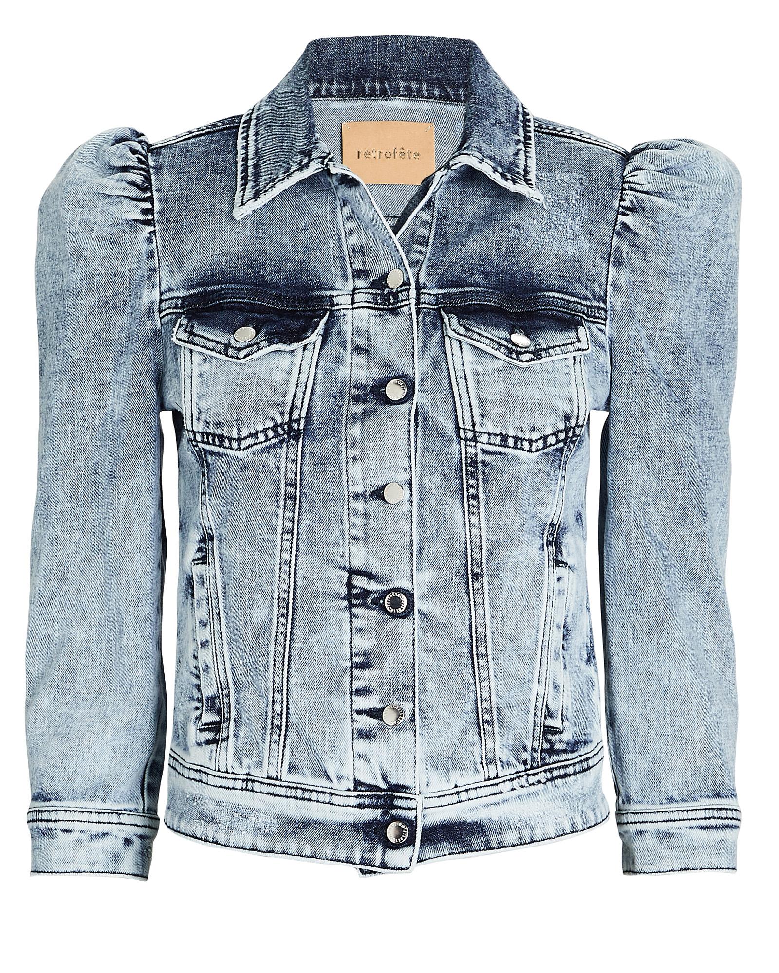 retroféte Ada Cropped Denim Jacket in 