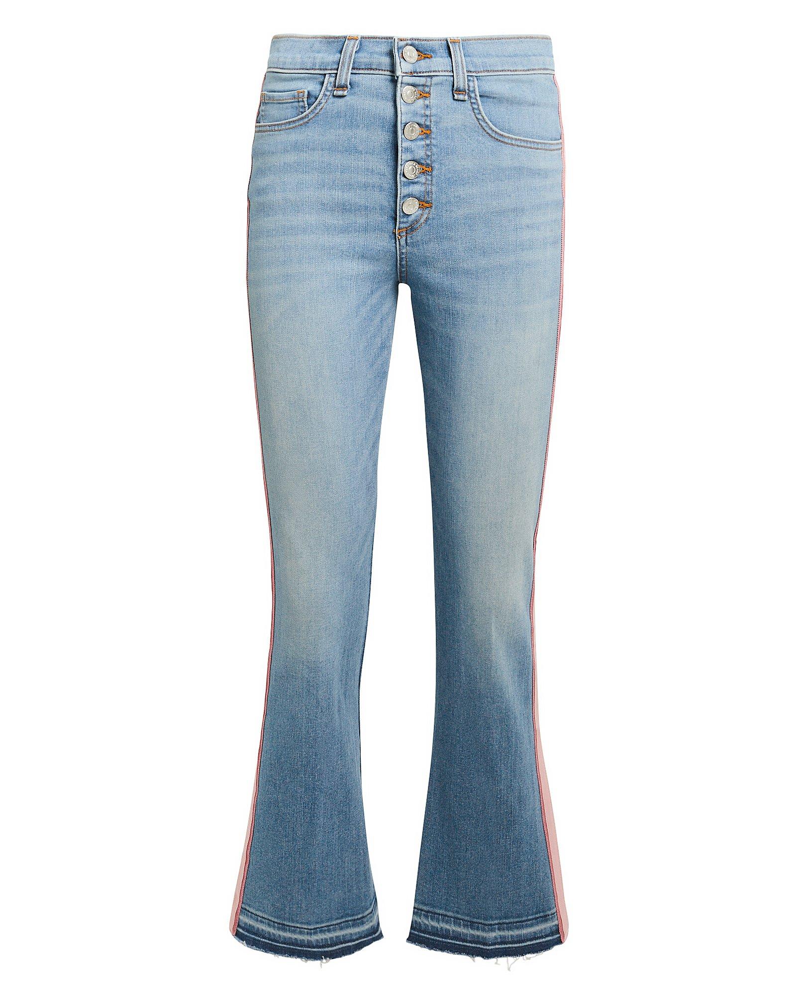 women's tuxedo stripe jeans