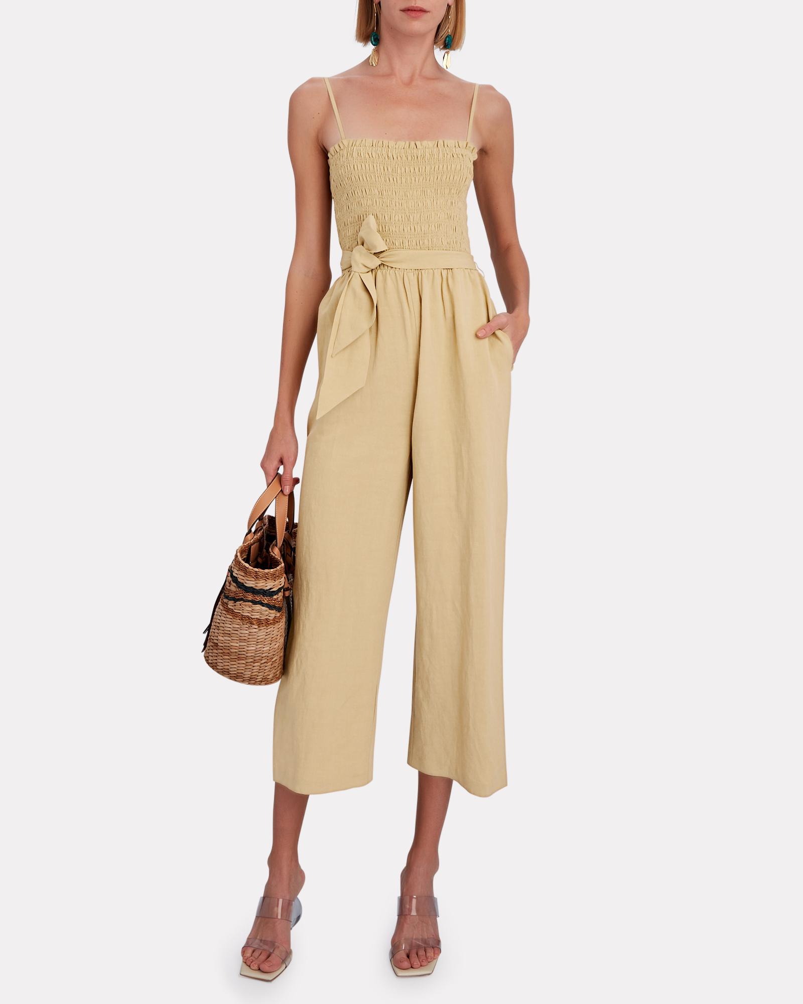 Intermix Shoshanna Belted Smocked 