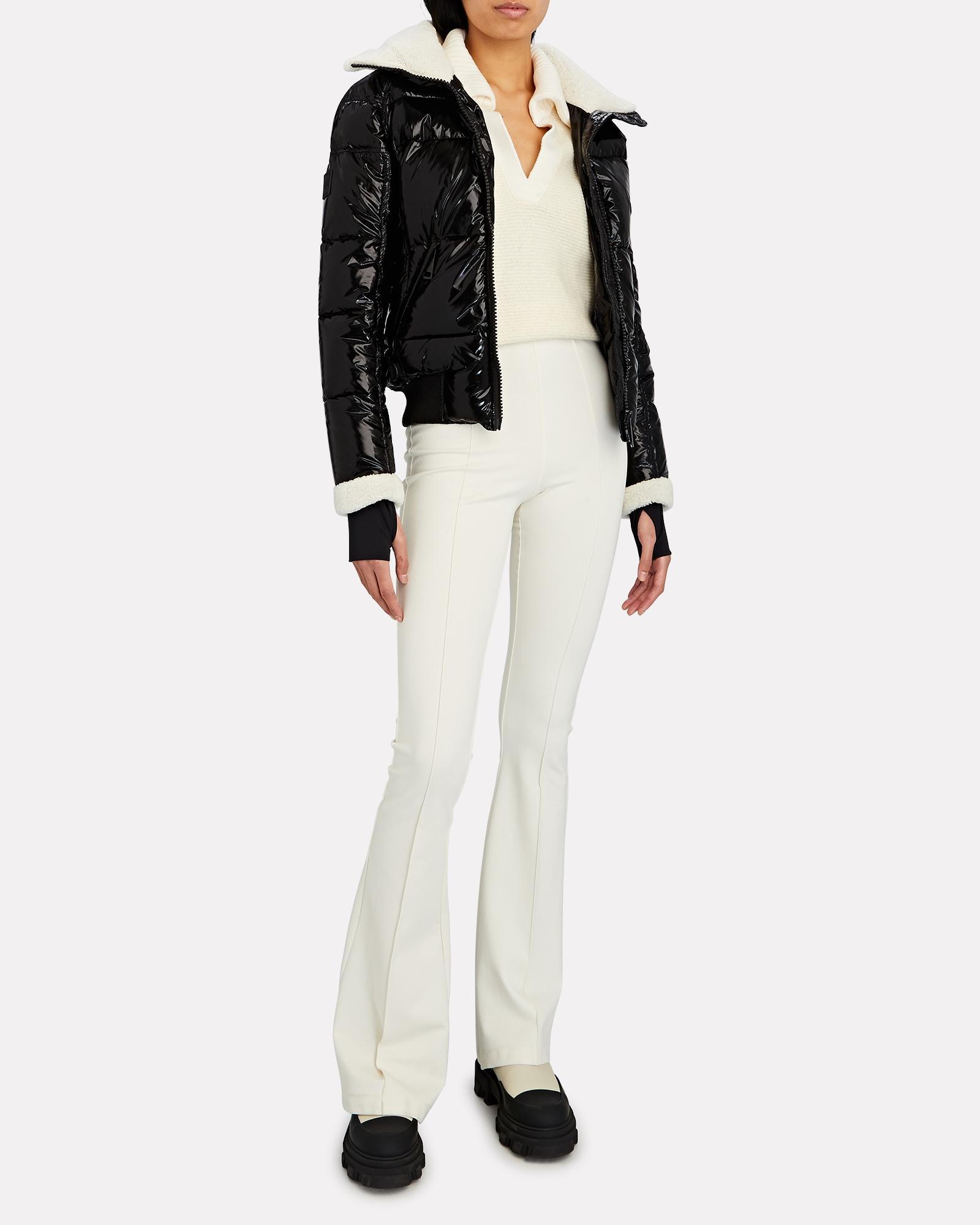 shearling puffer jacket