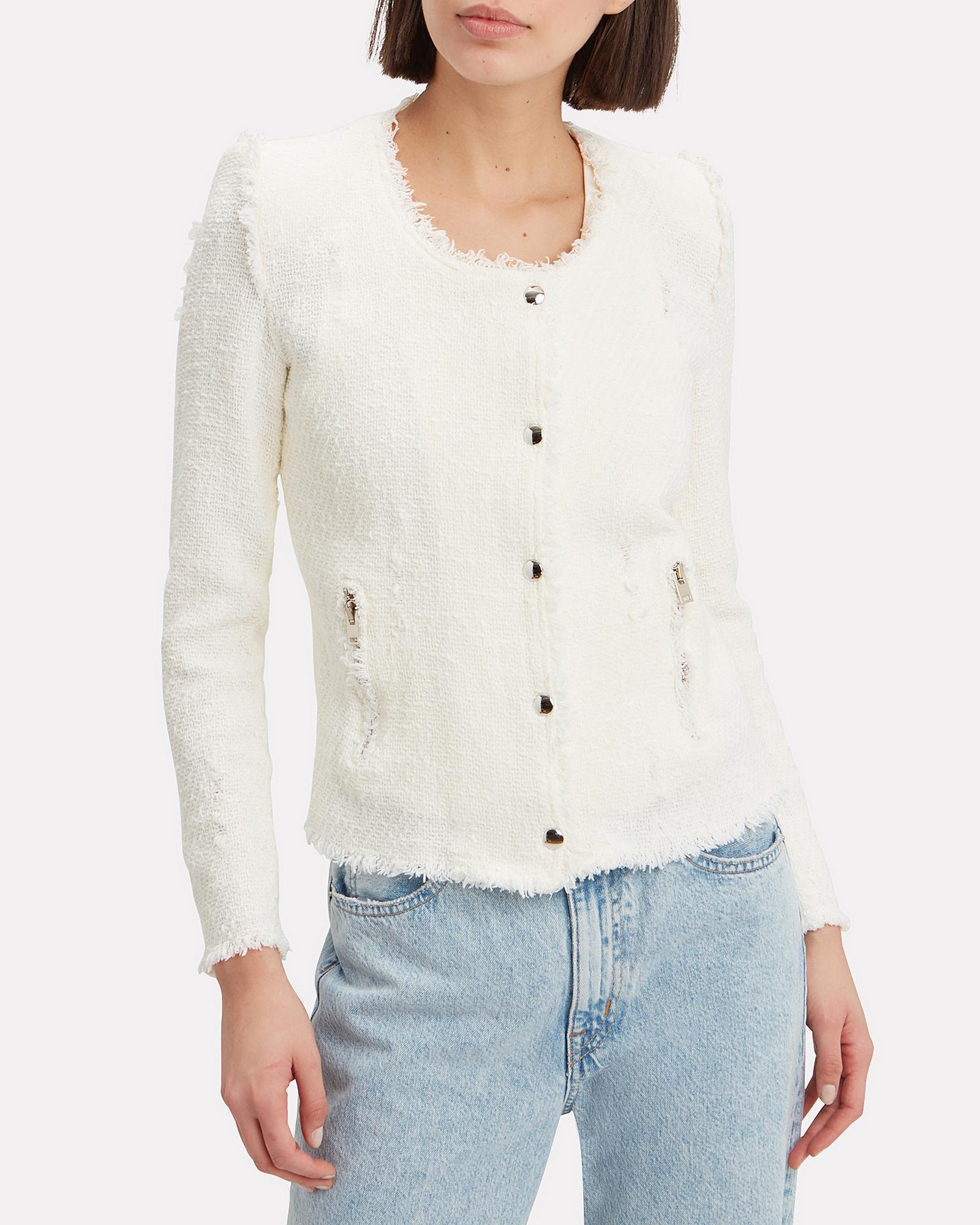 IRO Tweed Jacket in White Lyst