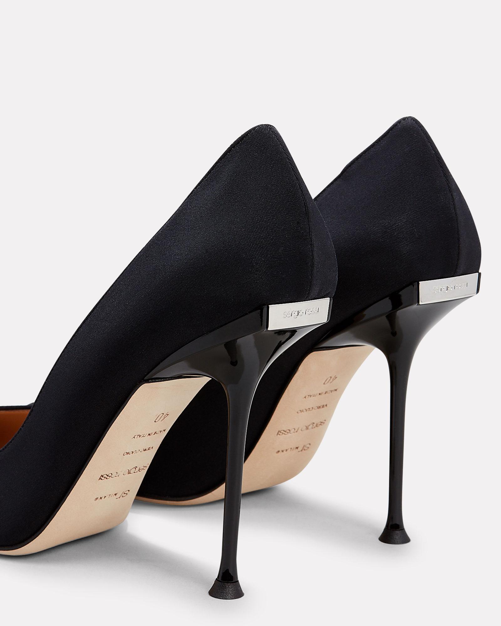 Sergio rossi black top pumps