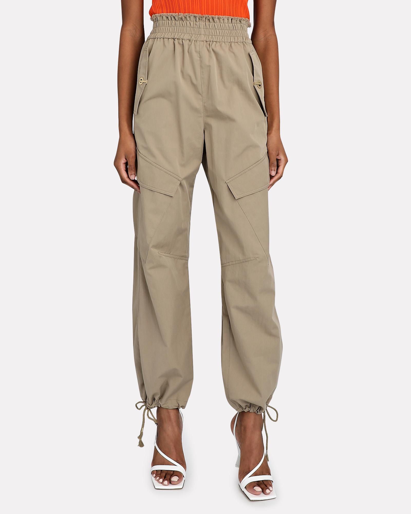 Dion Lee Frayed Rope Cotton Blend Cargo Pants in Natural | Lyst