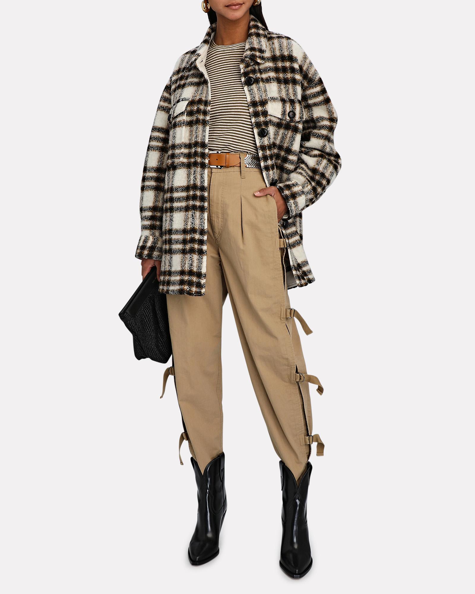 Étoile Isabel Marant Wool Harveli Plaid 