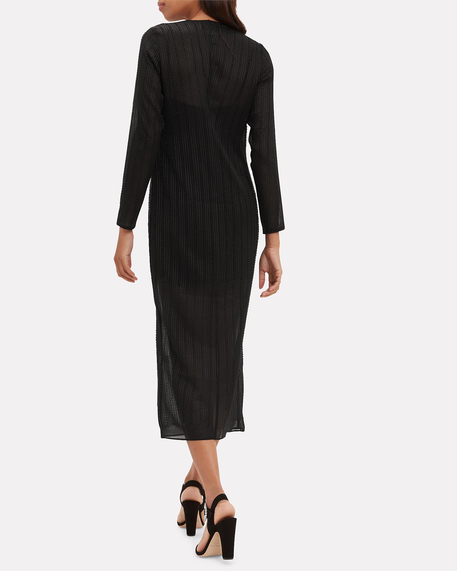 alexis rochelle beaded midi dress