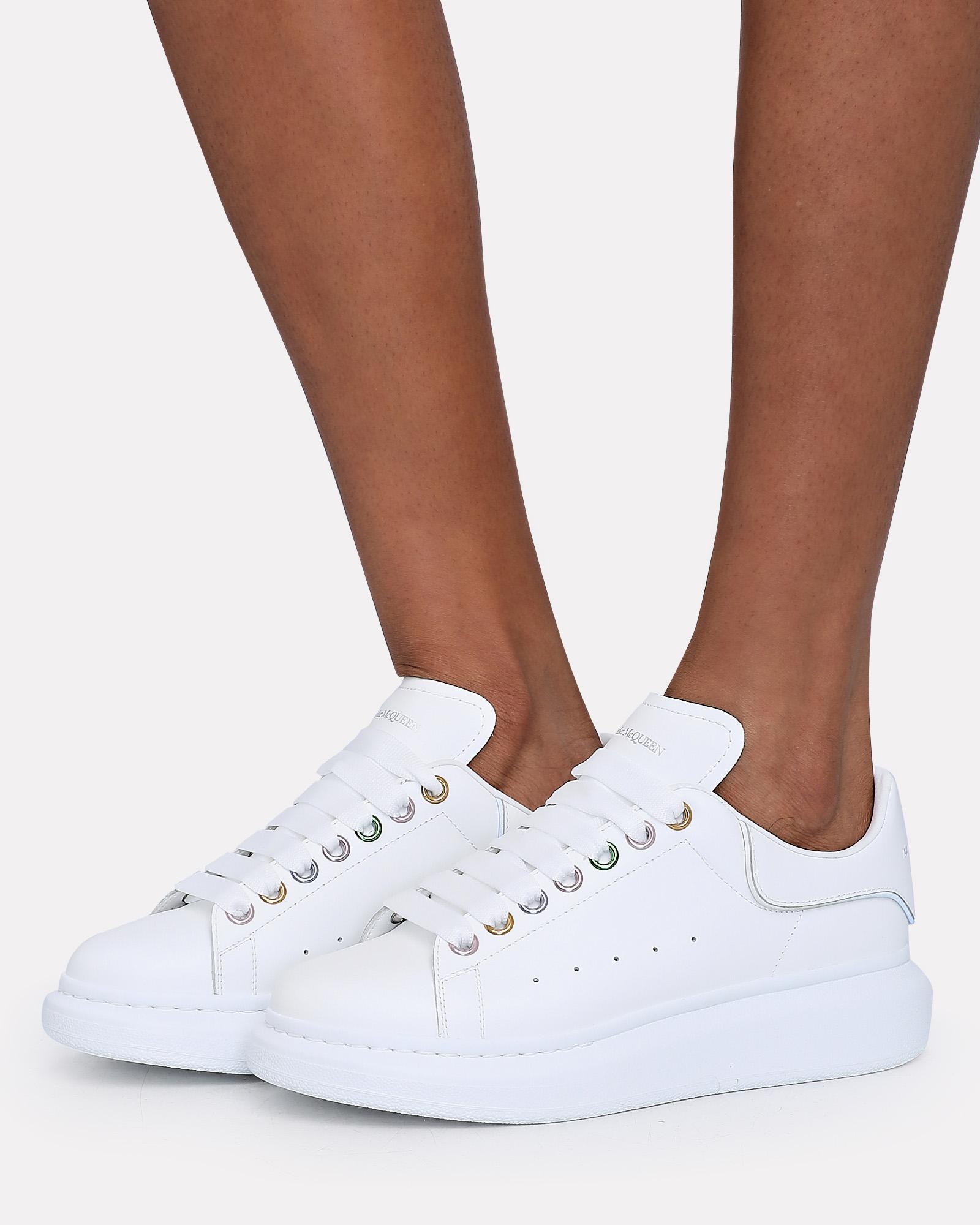 alexander mcqueen white rainbow