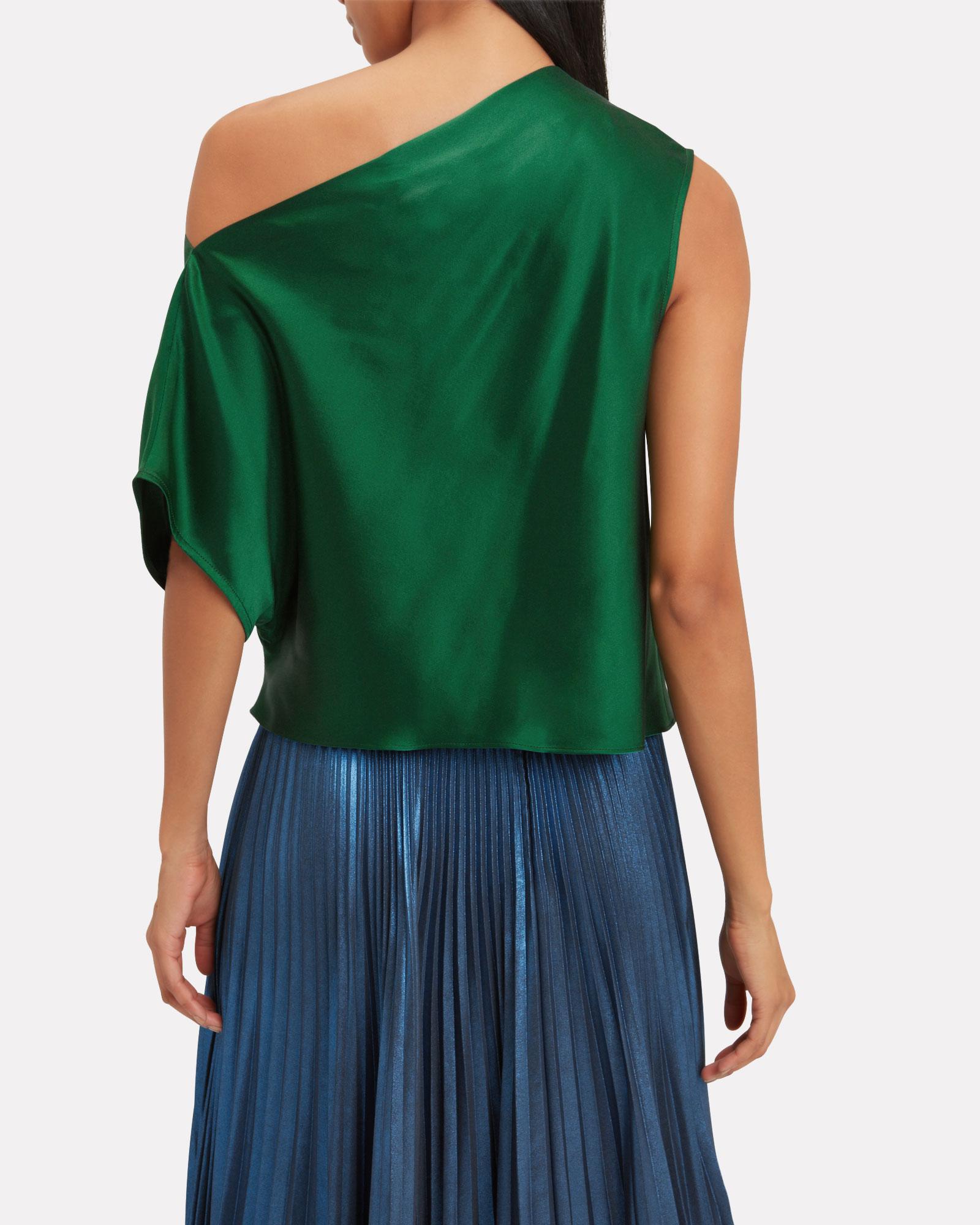 Michelle Mason EMERALD Emerald Off Shoulder Blouse 