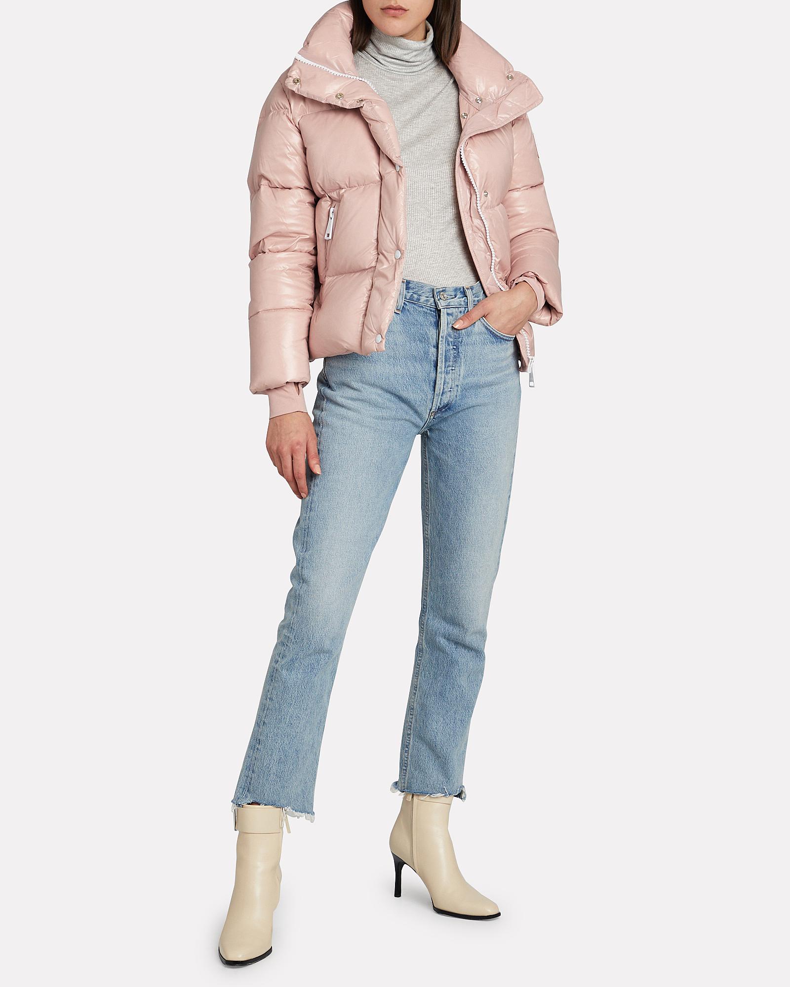 blush down jacket