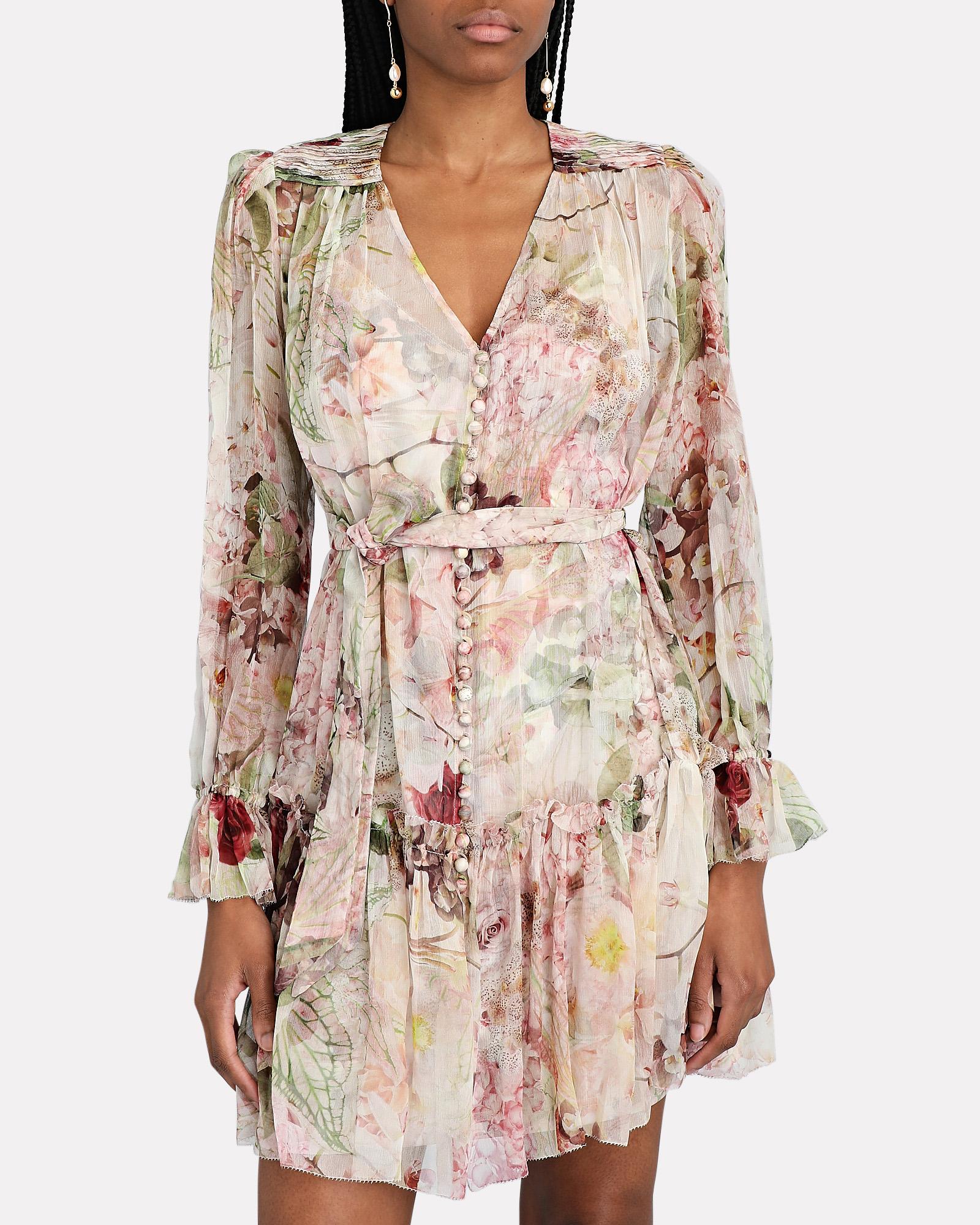 Zimmermann Dancer Floral Mini Dress | Lyst