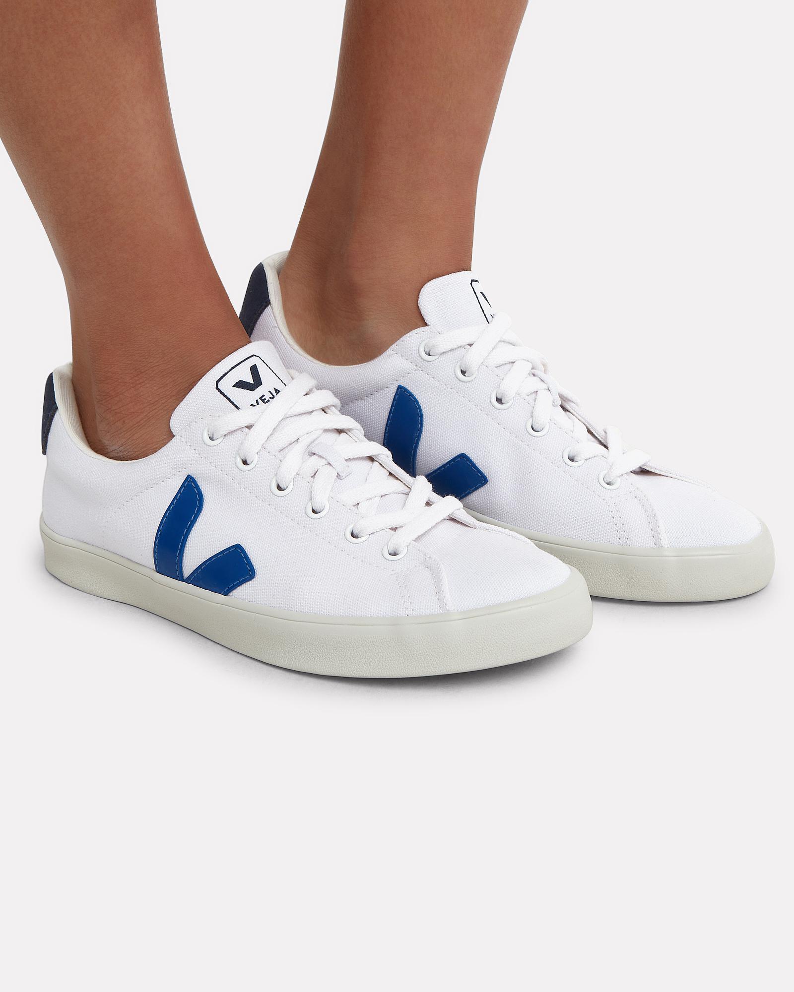 Veja Canvas Esplar Blue Low-top Sneakers | Lyst