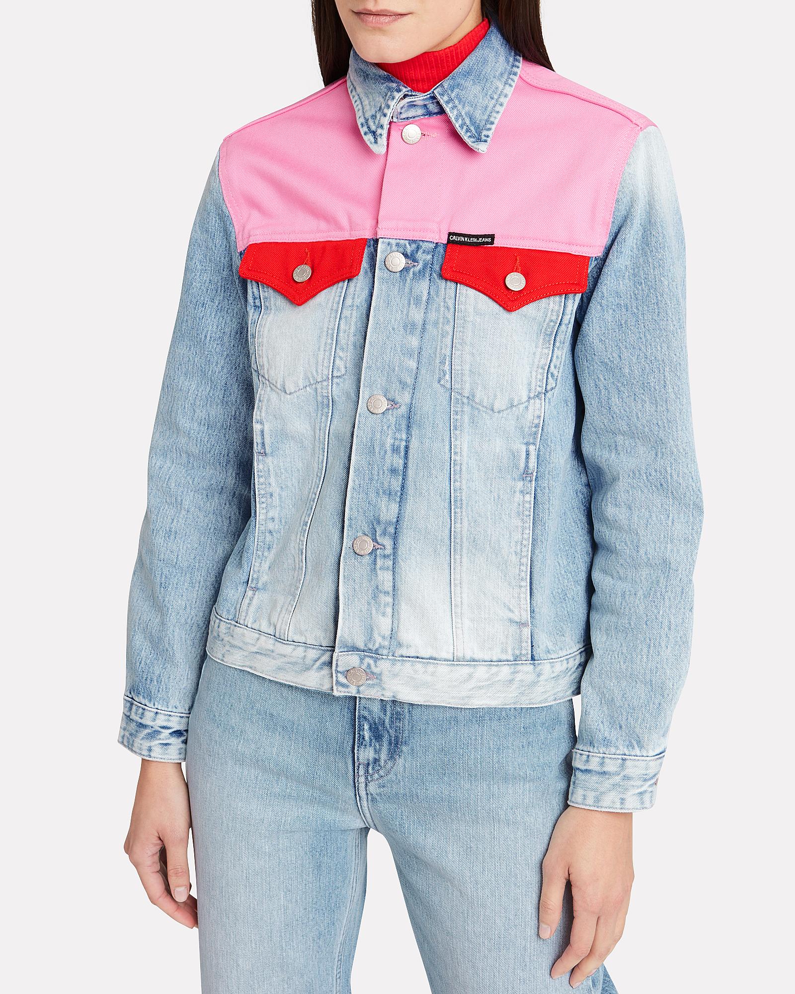 calvin klein colorblock jeans