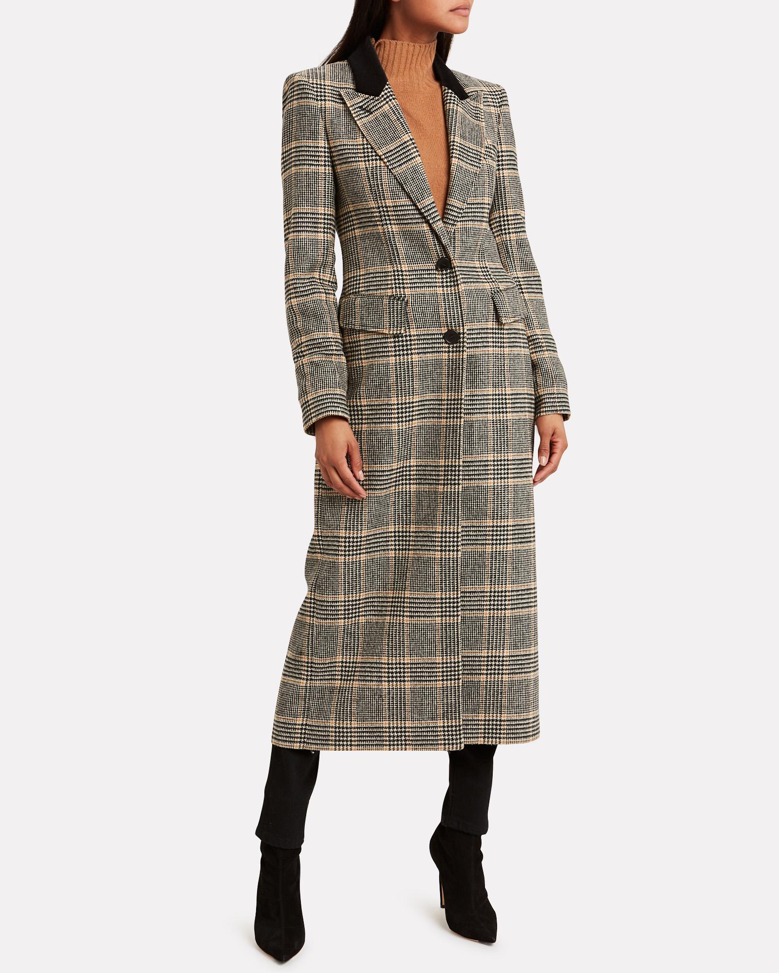 Smythe Wool Brando Tailored Houndstooth Coat - Lyst
