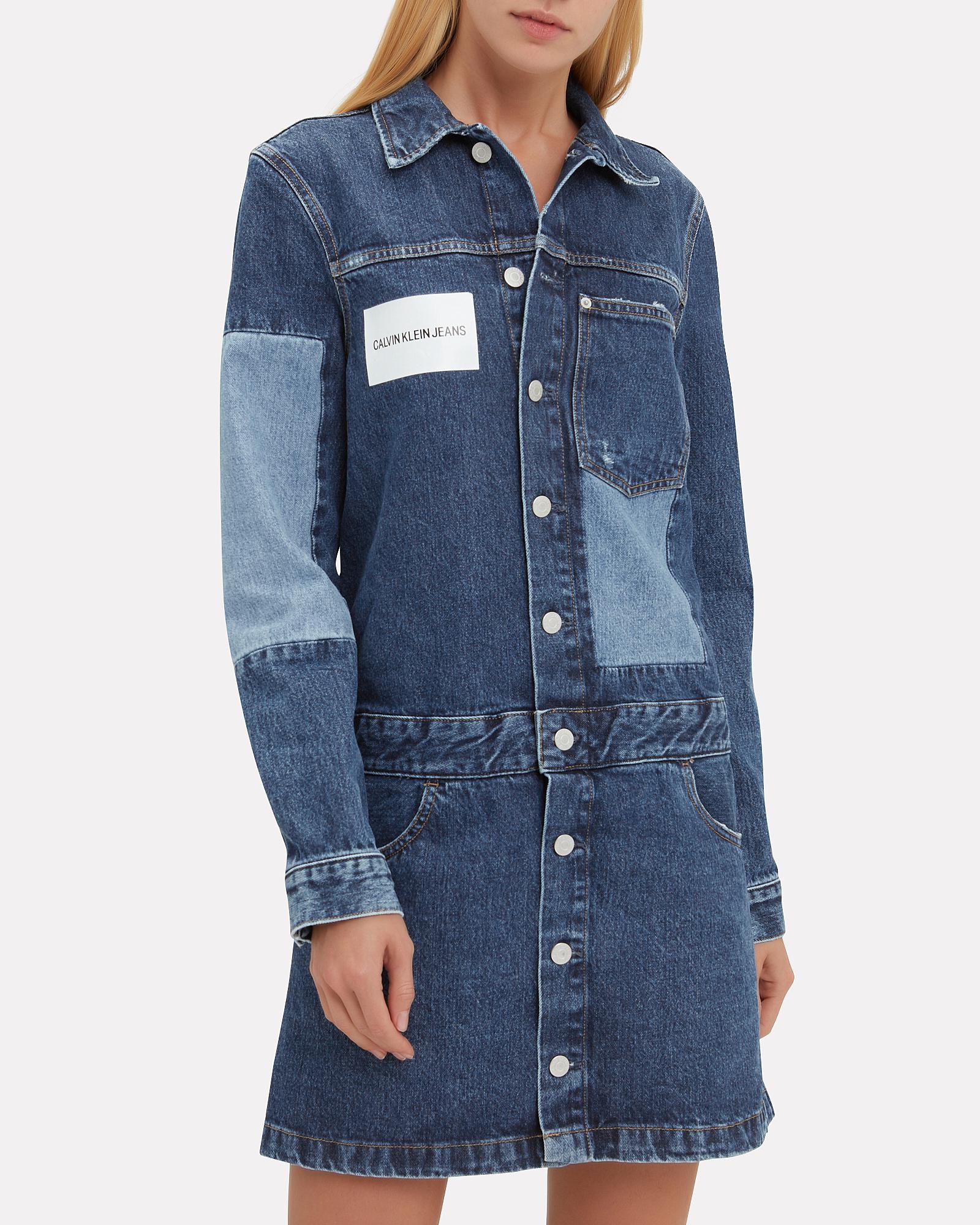 calvin klein trucker dress
