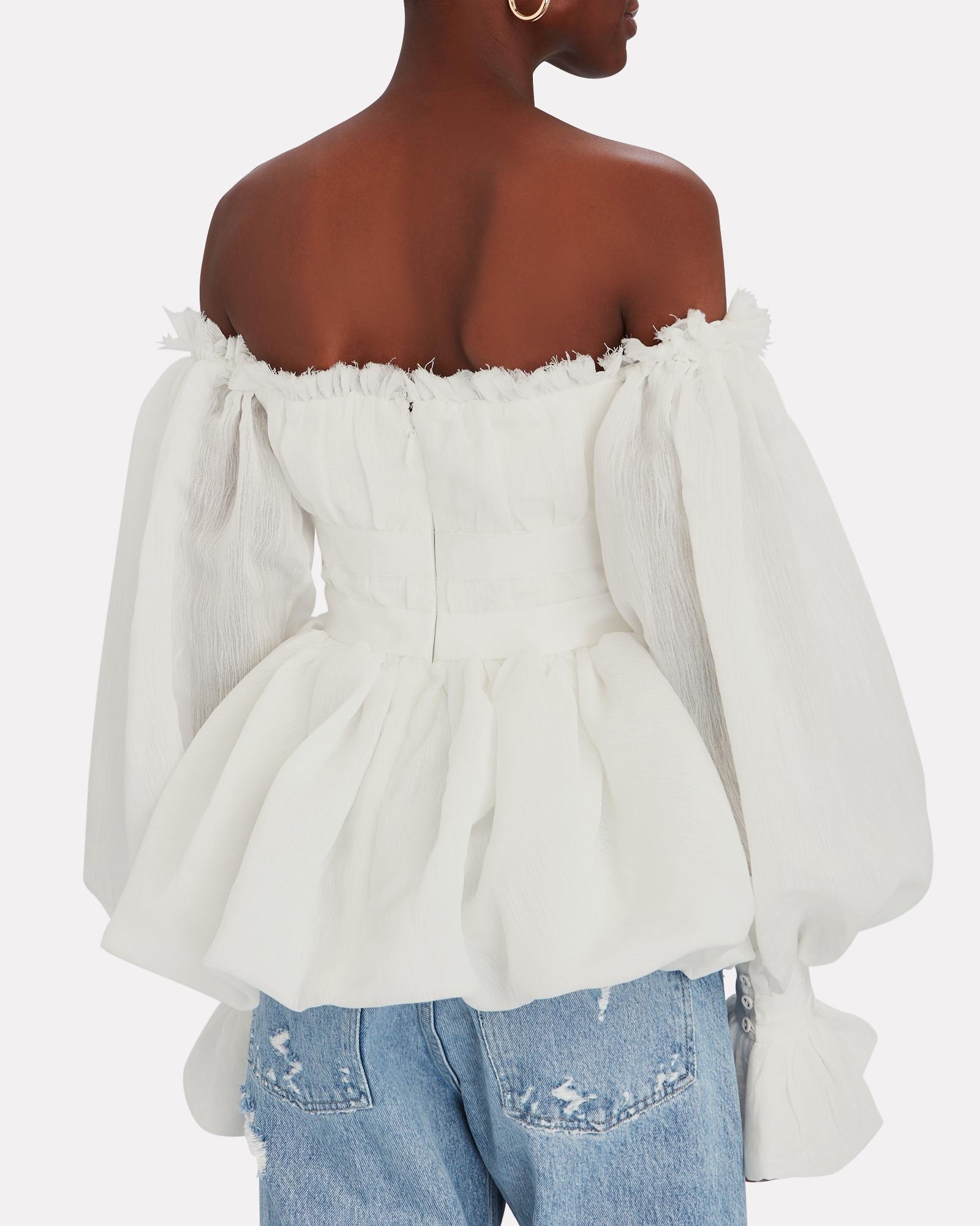 Divine Off-the-shoulder Blouse In White Lyst