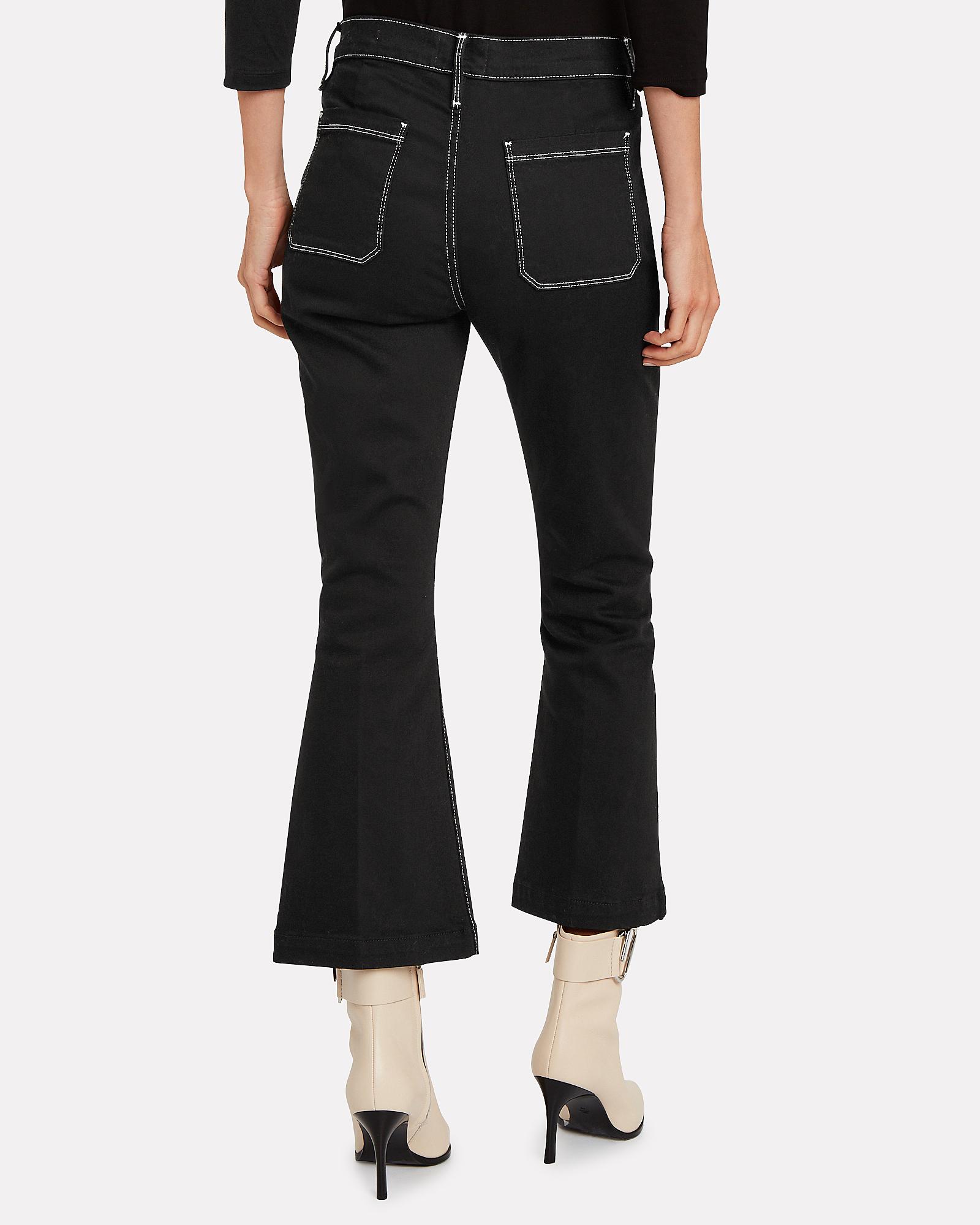 FRAME Denim Bardot Flare Contrast 