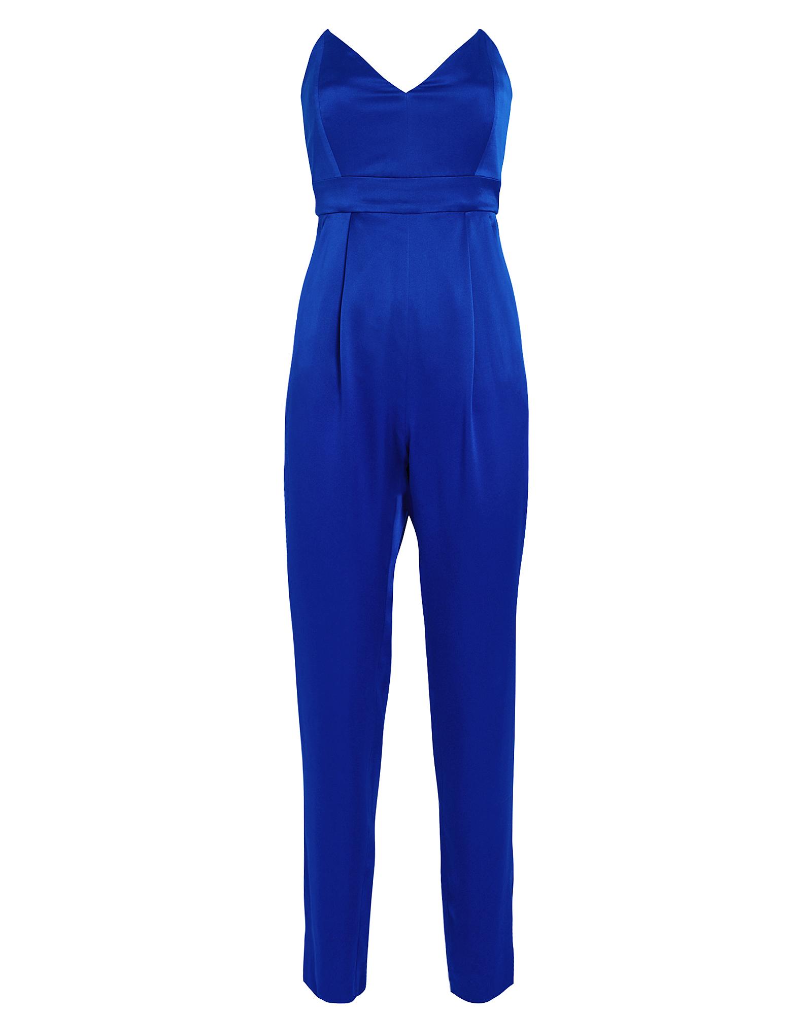 cobalt blue jumpsuit topshop 