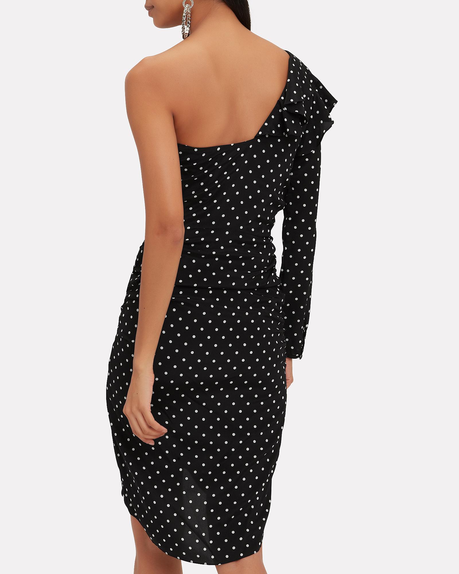 veronica beard polka dot dress