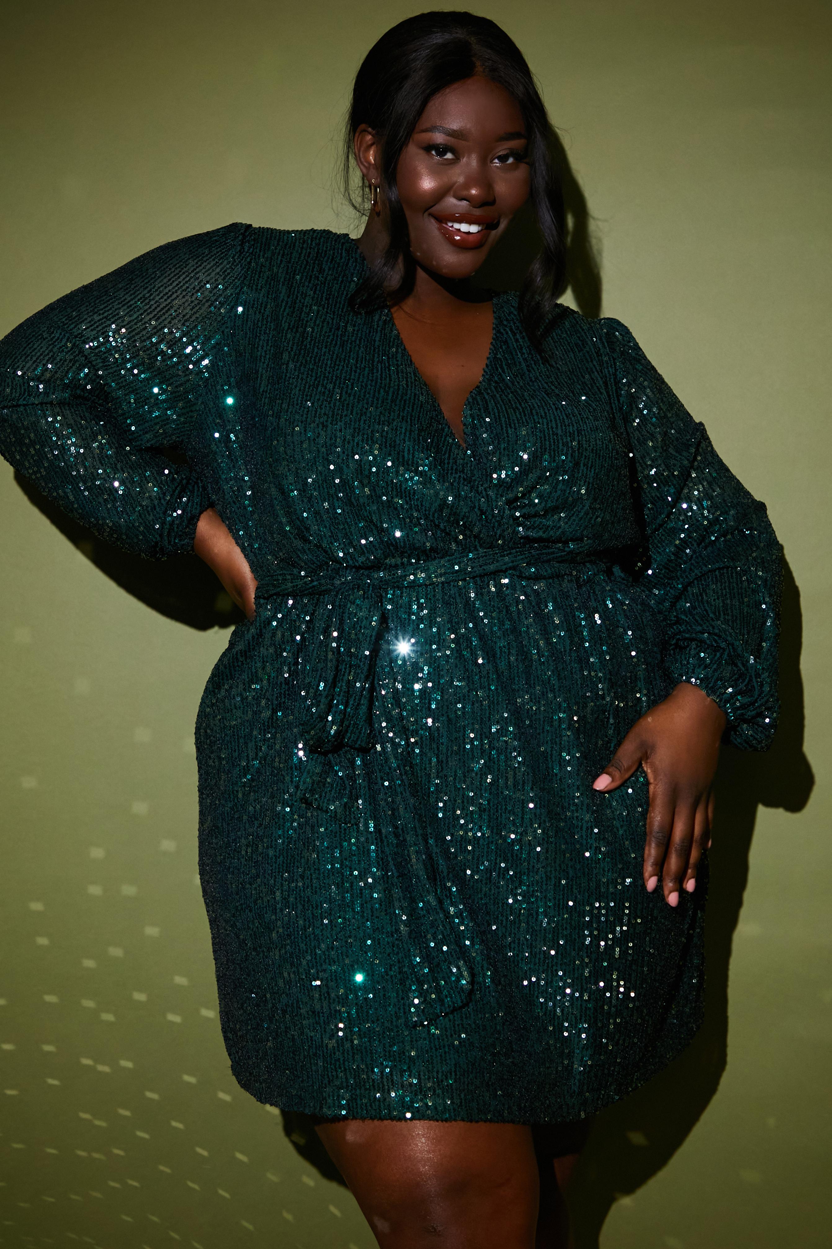 In The Style buying Sequin Wrap