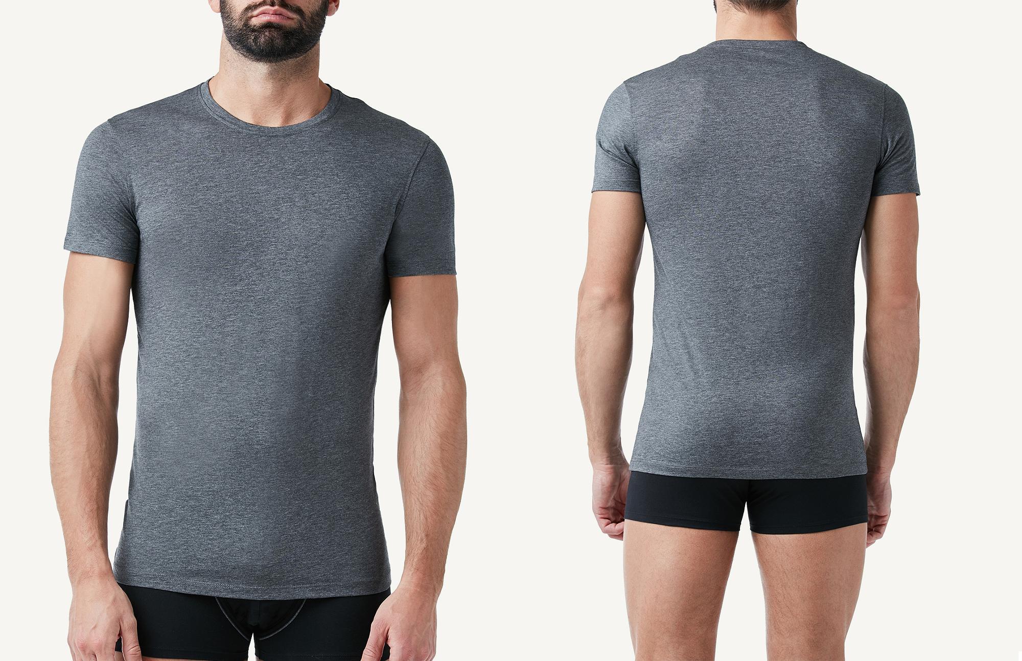 Intimissimi Shortsleeve Crewneck Tshirt In Extrafine Supima® Cotton