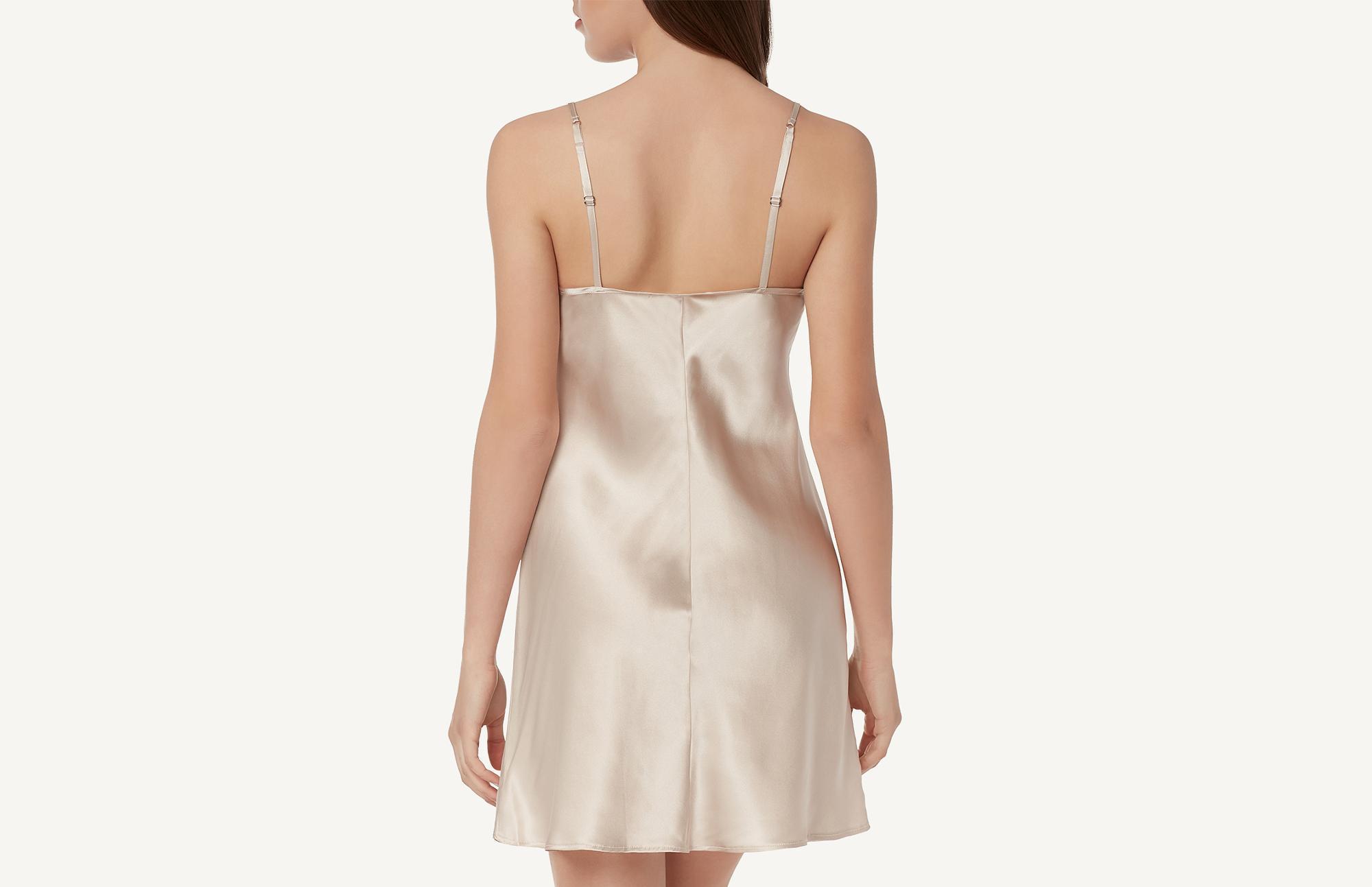 Intimissimi Silk Slip in Nude (Brown) Lyst