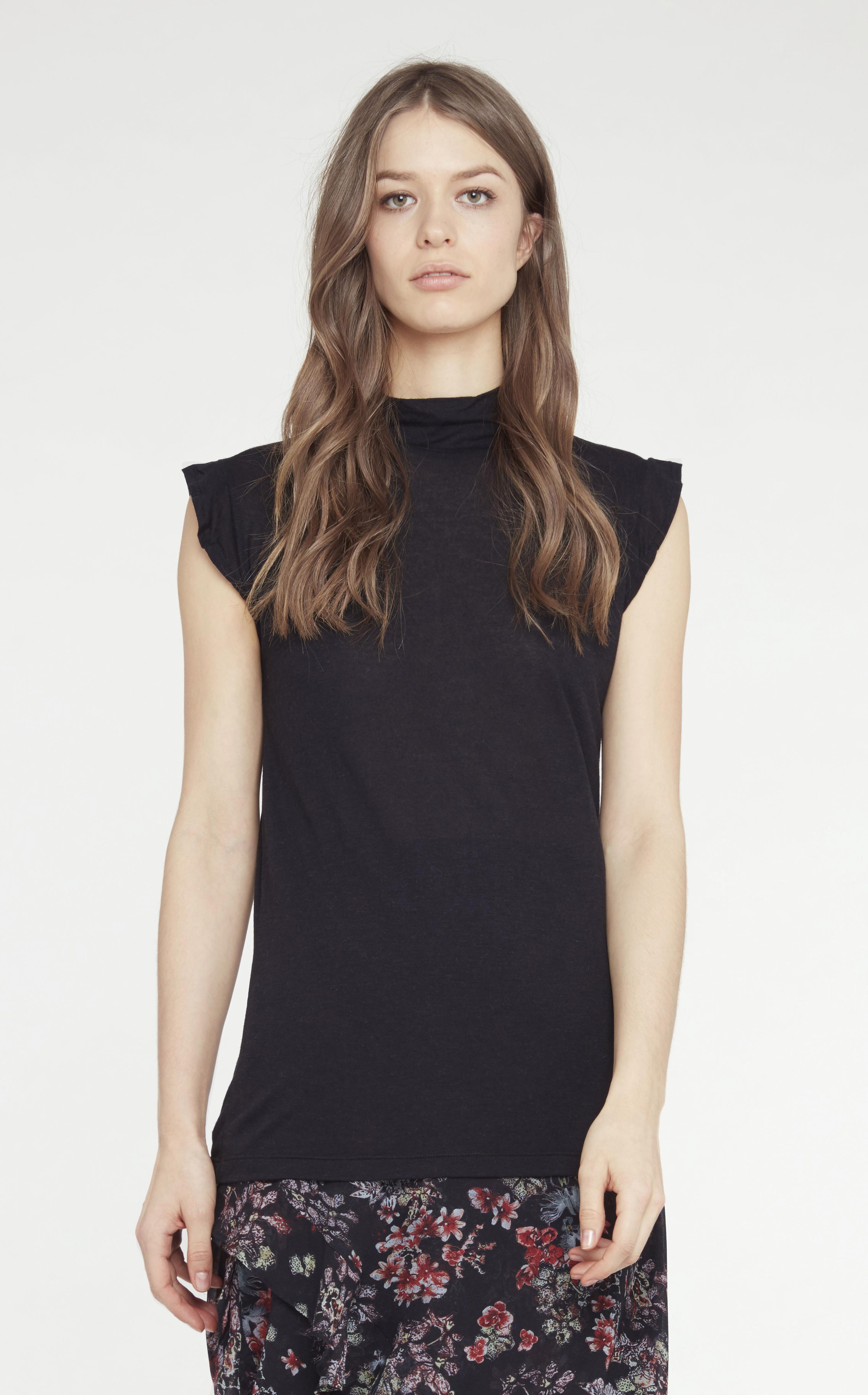 iro flavia top in black lyst iro flavia top in black lyst
