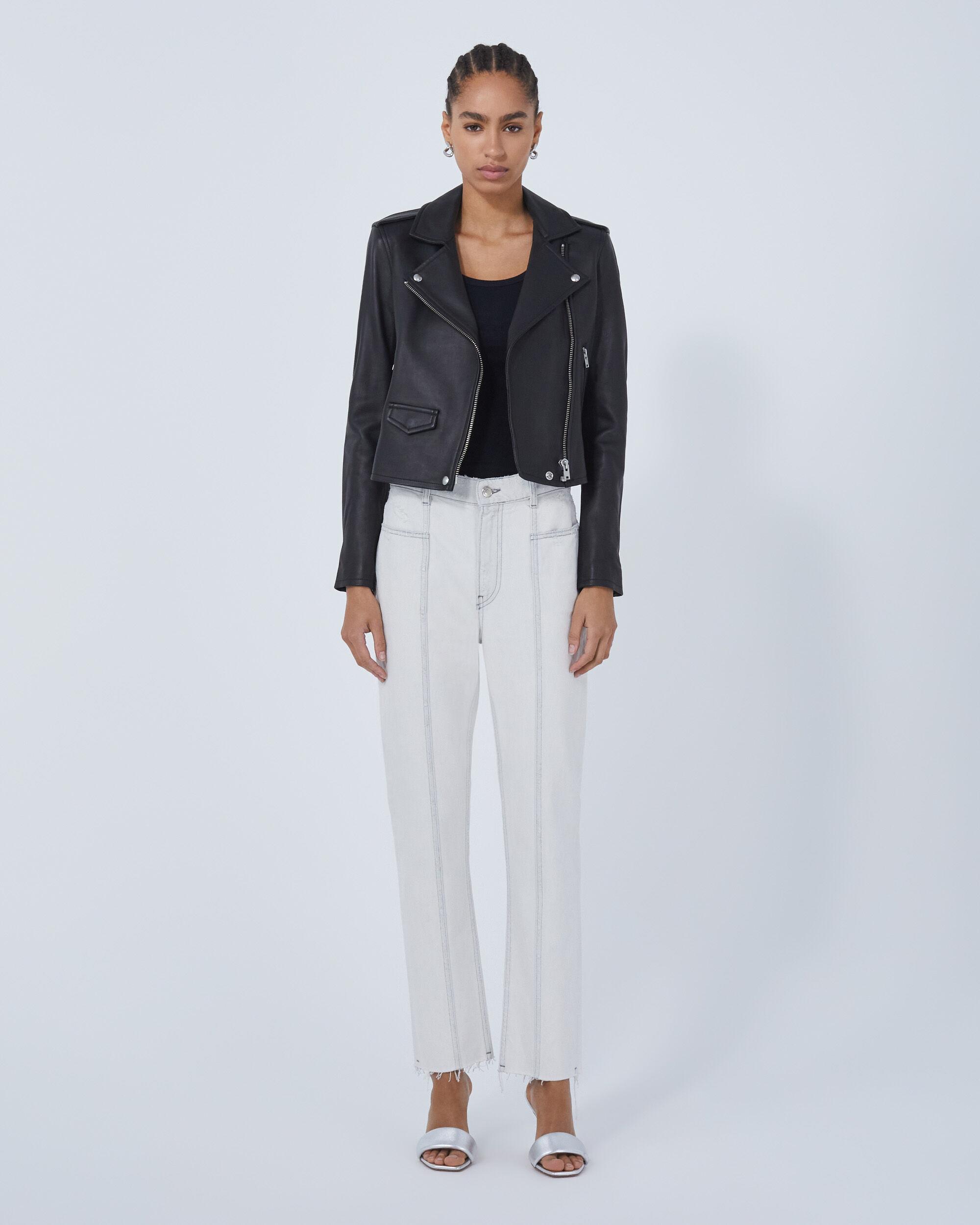 IRO Ashville Leather Biker Jacket in 