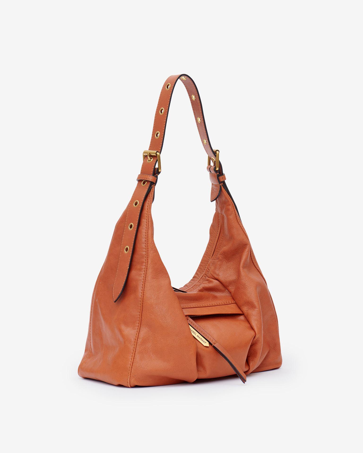Isabel Marant Mini Niamey Leather Hobo Bag in Brown Lyst