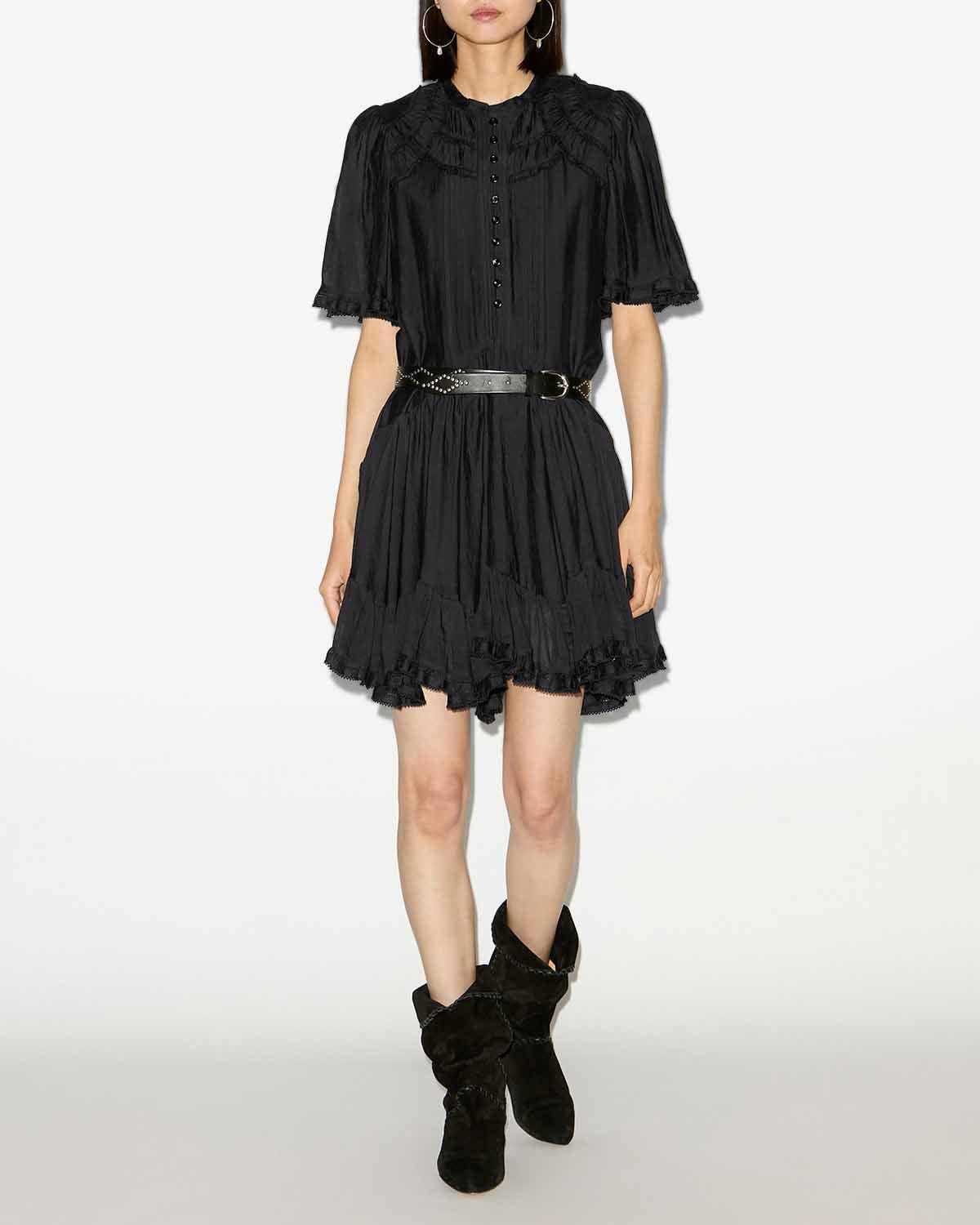 Isabel Marant Celyana Dress in Black | Lyst