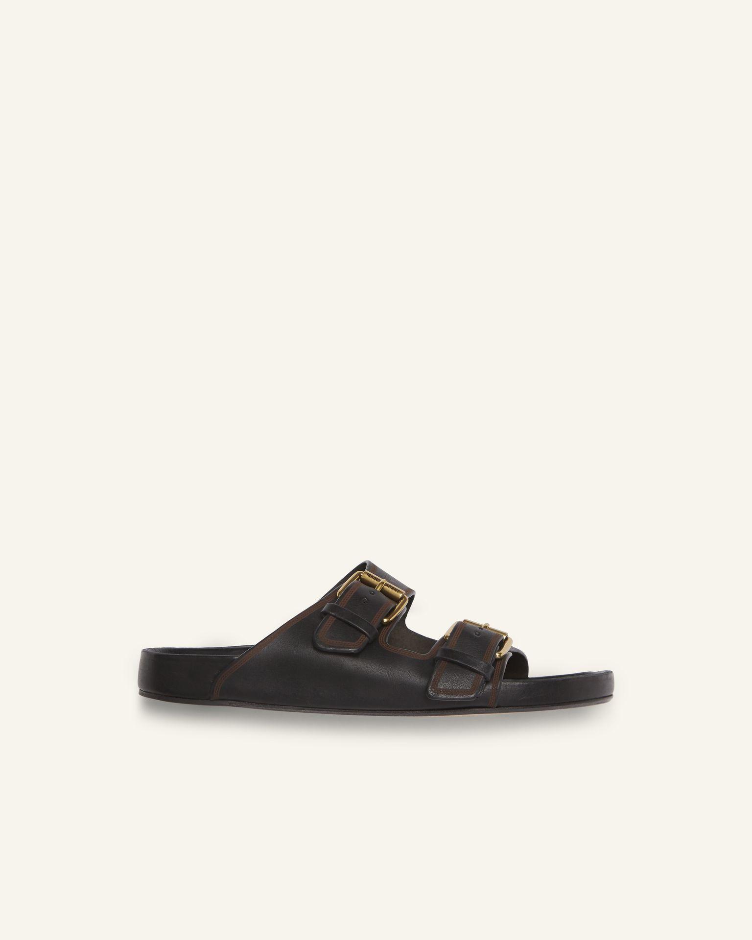 Isabel Marant Lennyo Sandals in Black Lyst