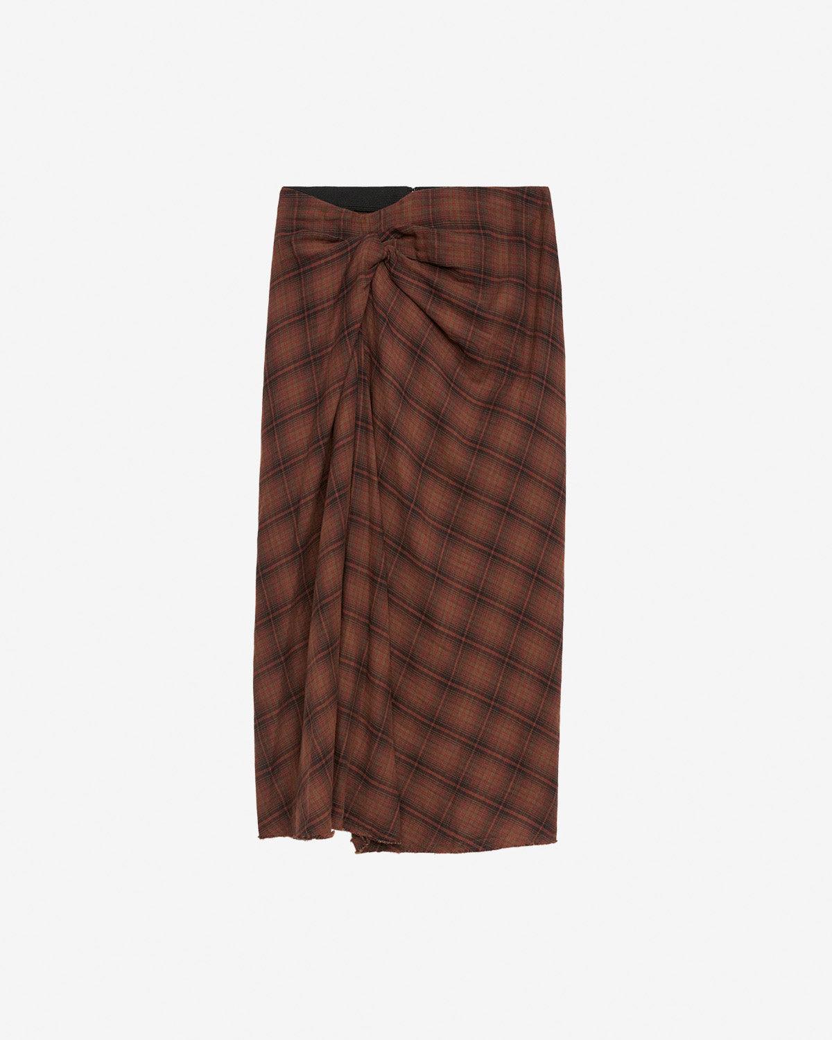 スカート ISABEL MARANT Women Skirts JU0271FAB4B06I50CO Brown DARINE SKIRT Woman light khaki | ISABEL MARANT Official