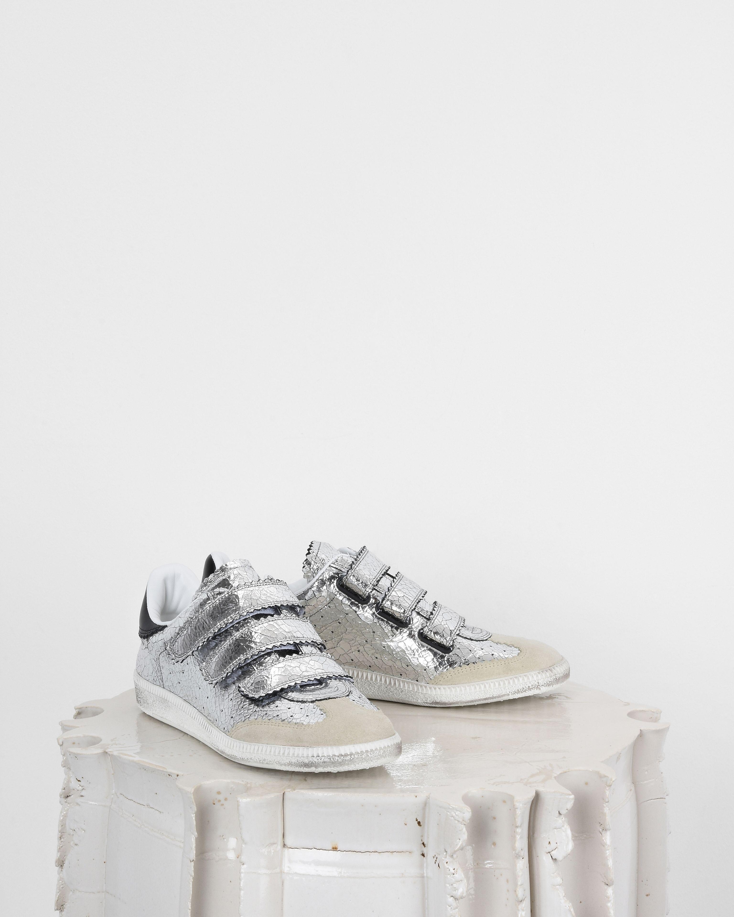 isabel marant beth sneakers silver