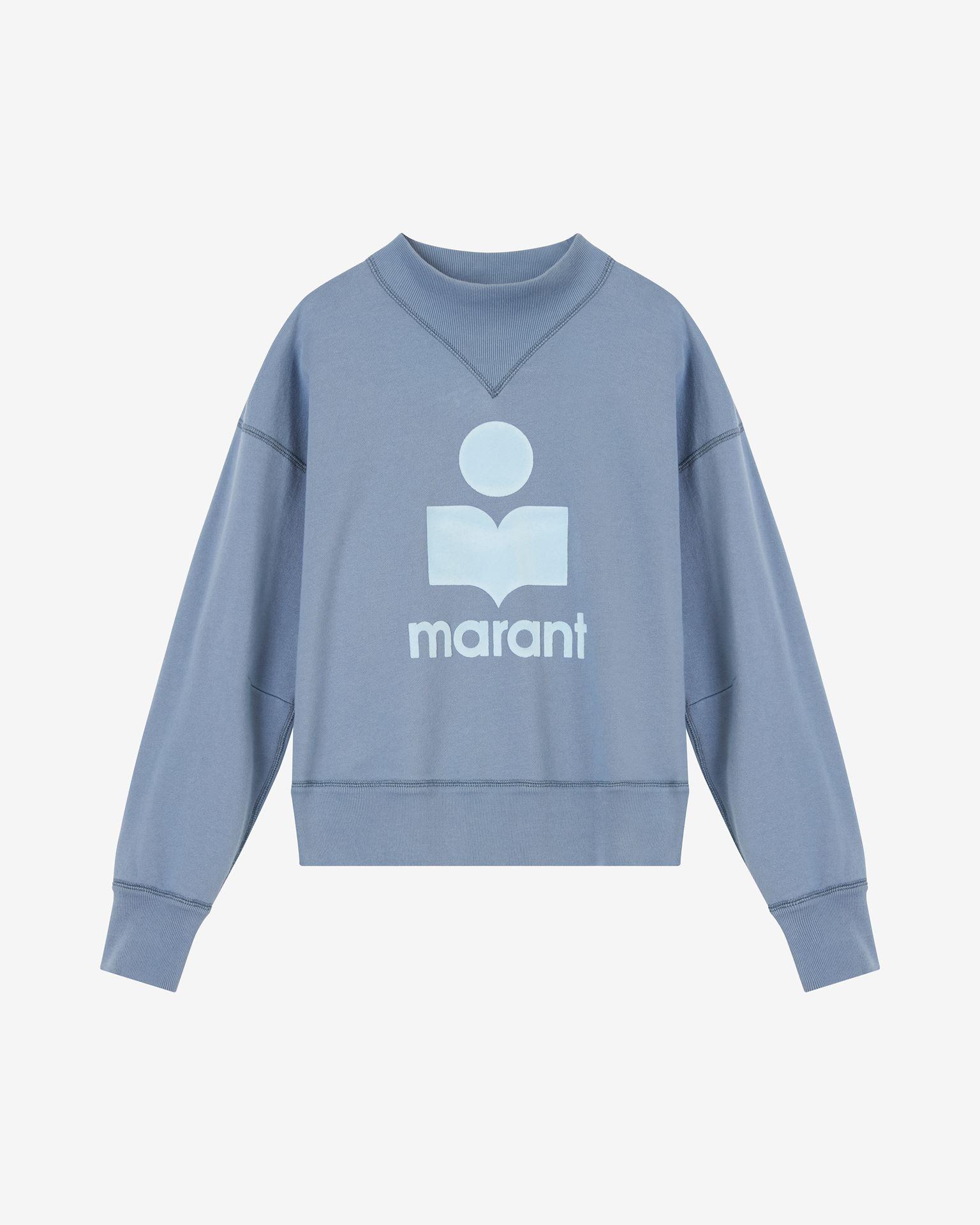 Étoile Isabel Marant Moby Logo Sweatshirt in Blue | Lyst
