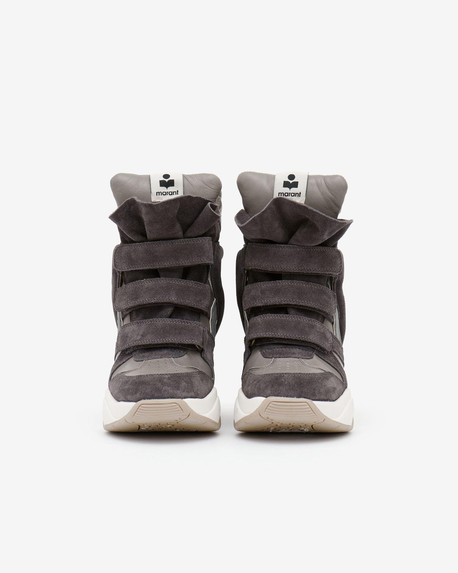 Marant Balskee Velvet Leather Sneakers in | Lyst