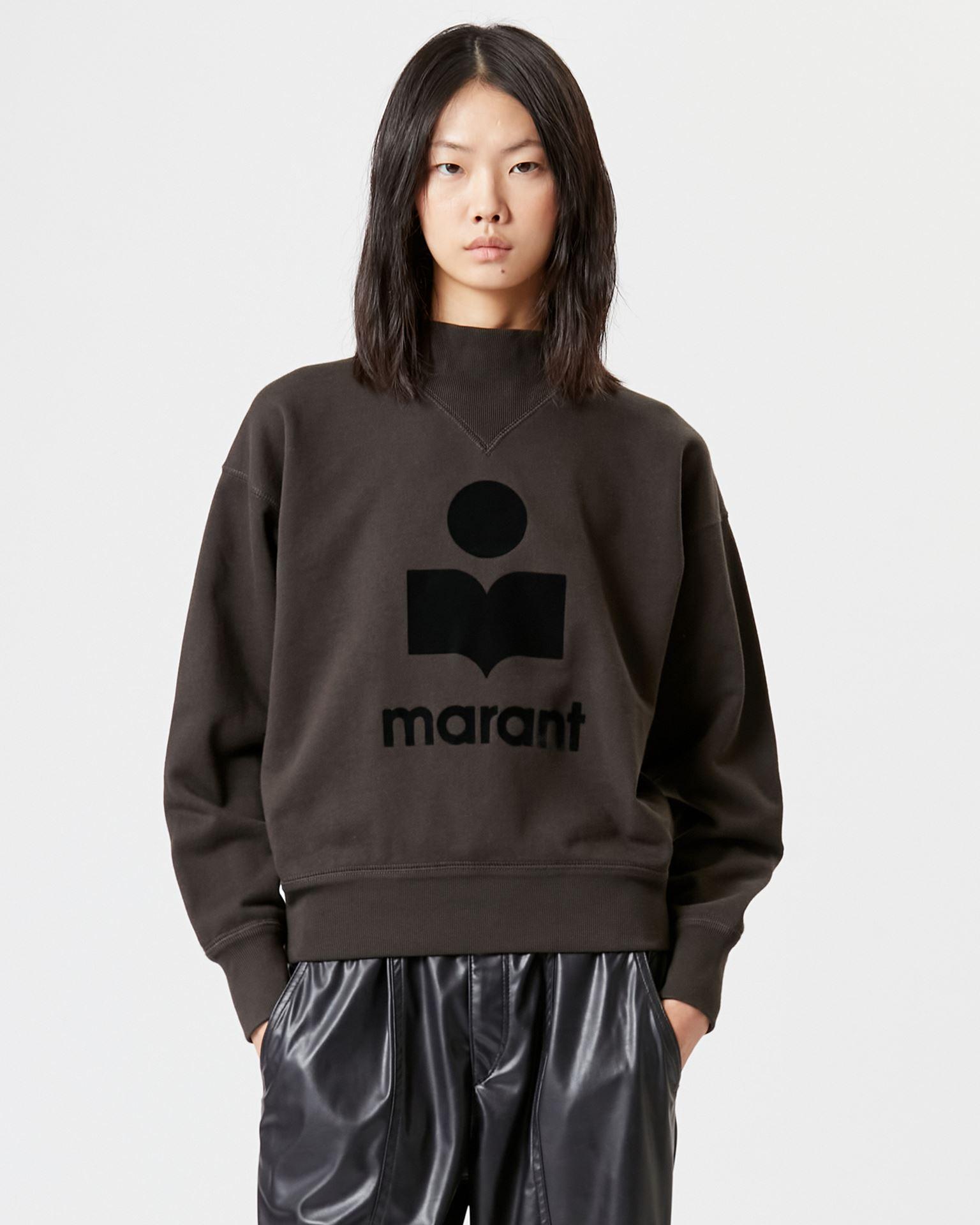 Étoile Isabel Marant Moby Logo Sweatshirt in Black for Men | Lyst