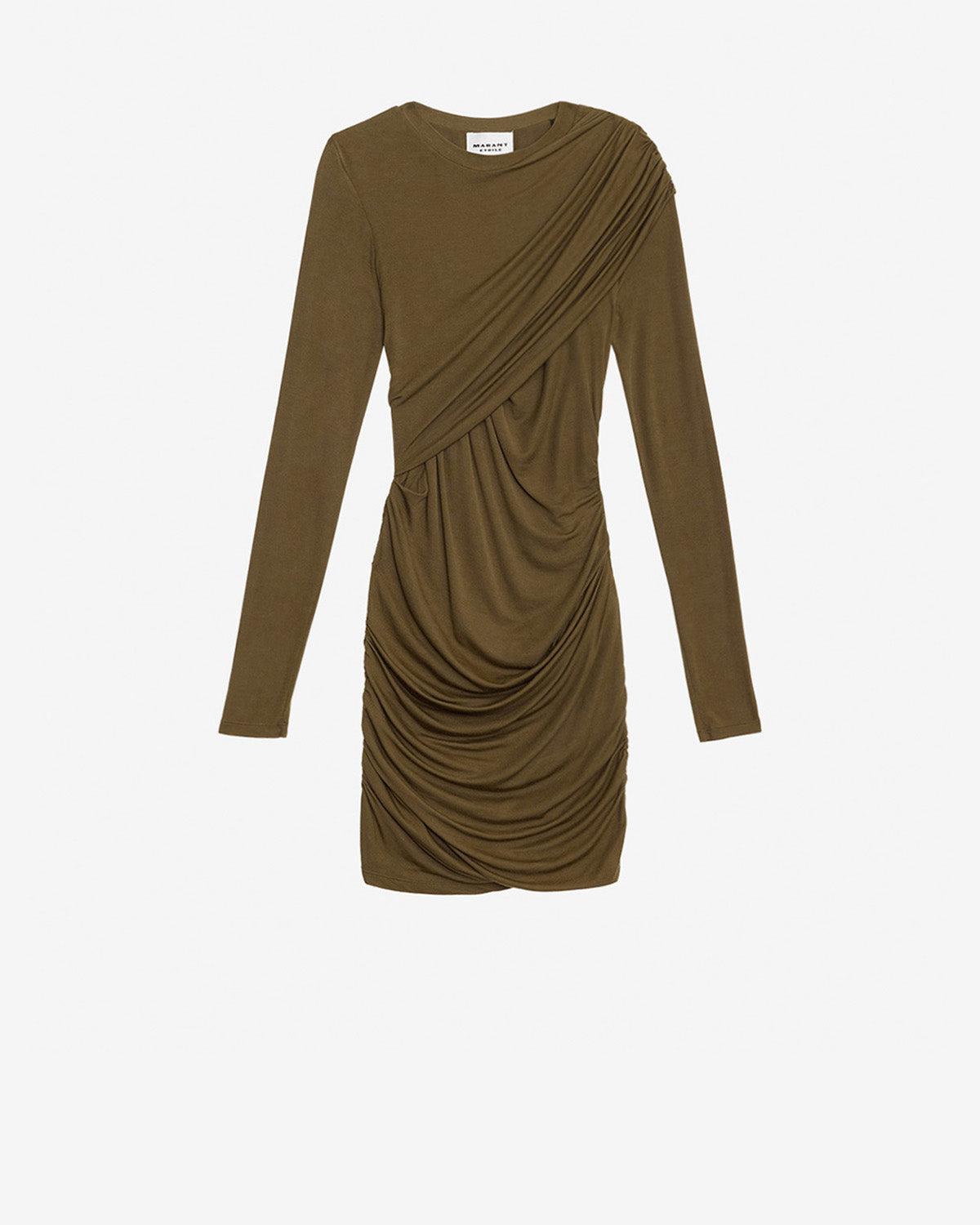 Isabel Marant Denise Dress in Green | Lyst Isabel Marant Denise Dress in Green | Lyst