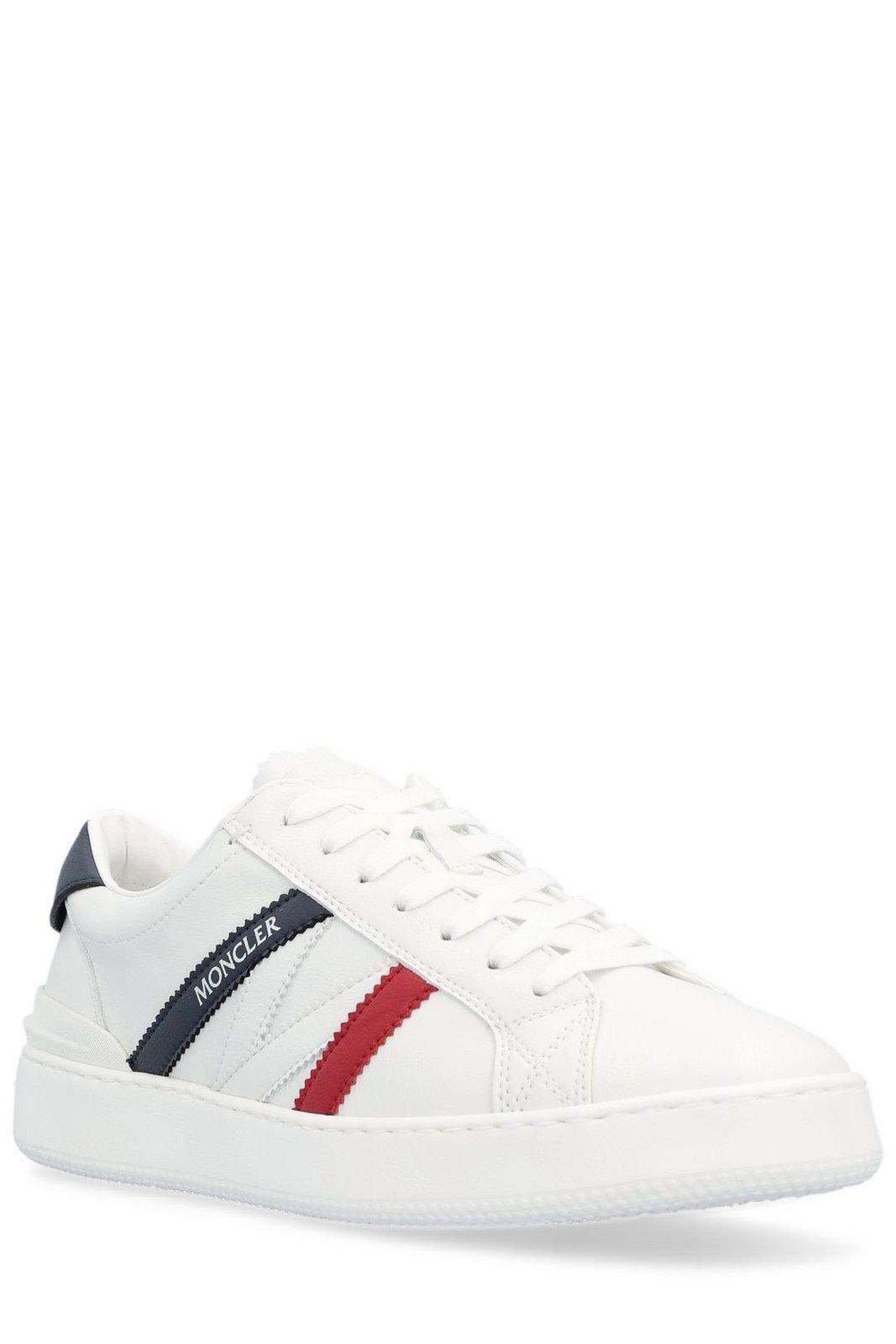 Moncler Logo Printed Lace-up Sneakers for Men | Lyst