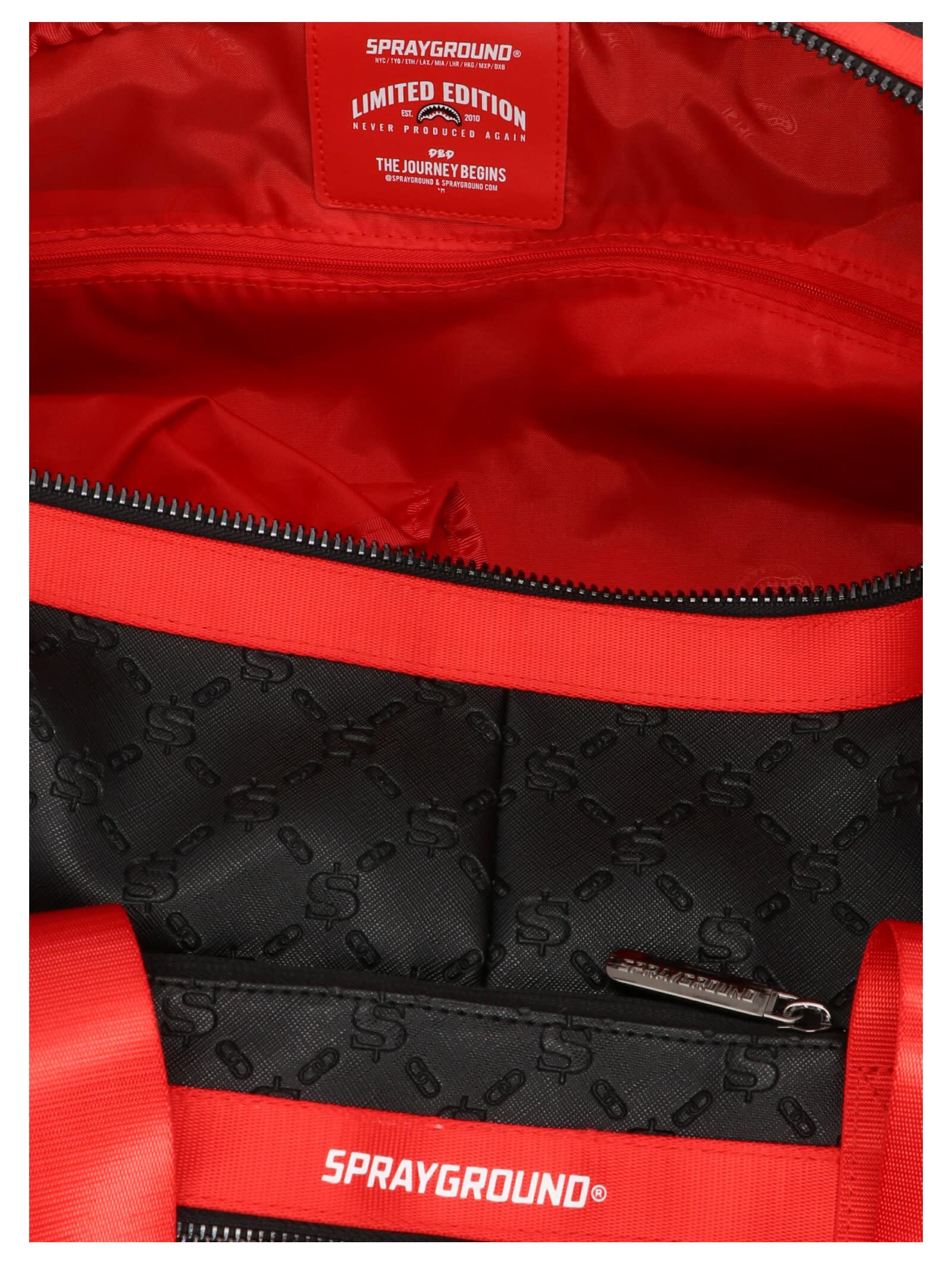 Sprayground Deniro Duffel Bag in Red for Men